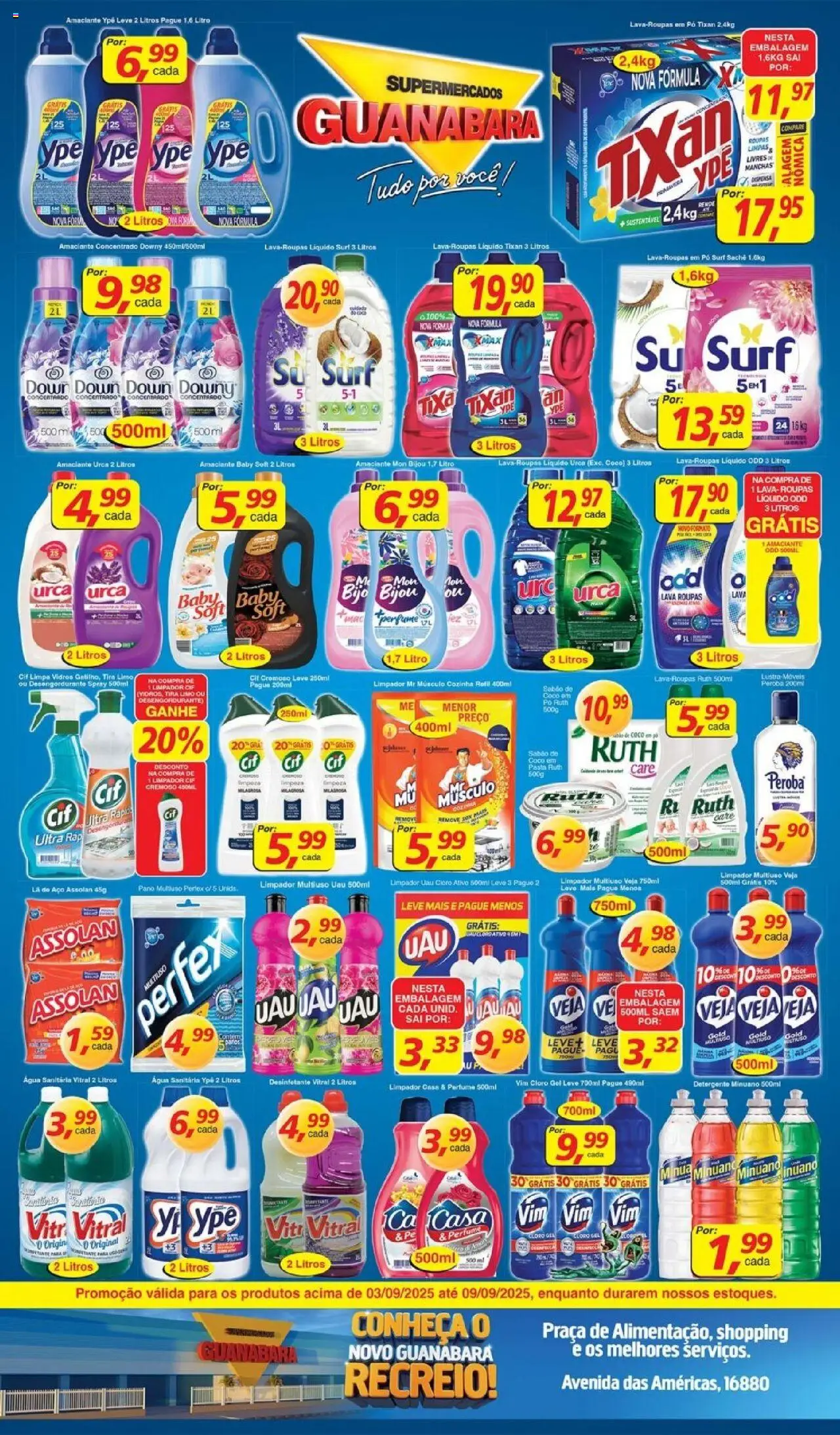 Supermercados Guanabara Folheto - válido de 03.09.2025 | Página: 4 | Produtos: Coco, Perfume, Limpador multiuso, Desinfetante