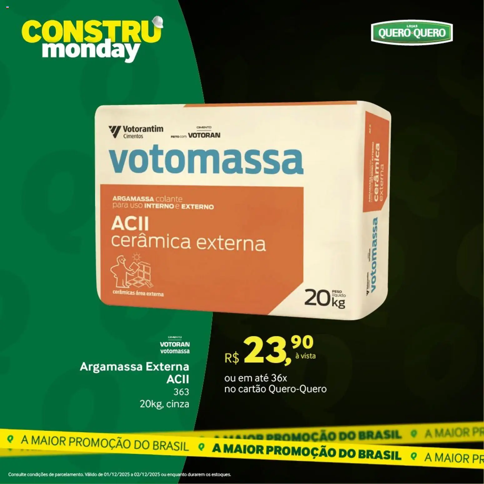 Lojas Quero-Quero Folheto - válido de 01.12.2025 | Página: 14 | Produtos: Argamassa