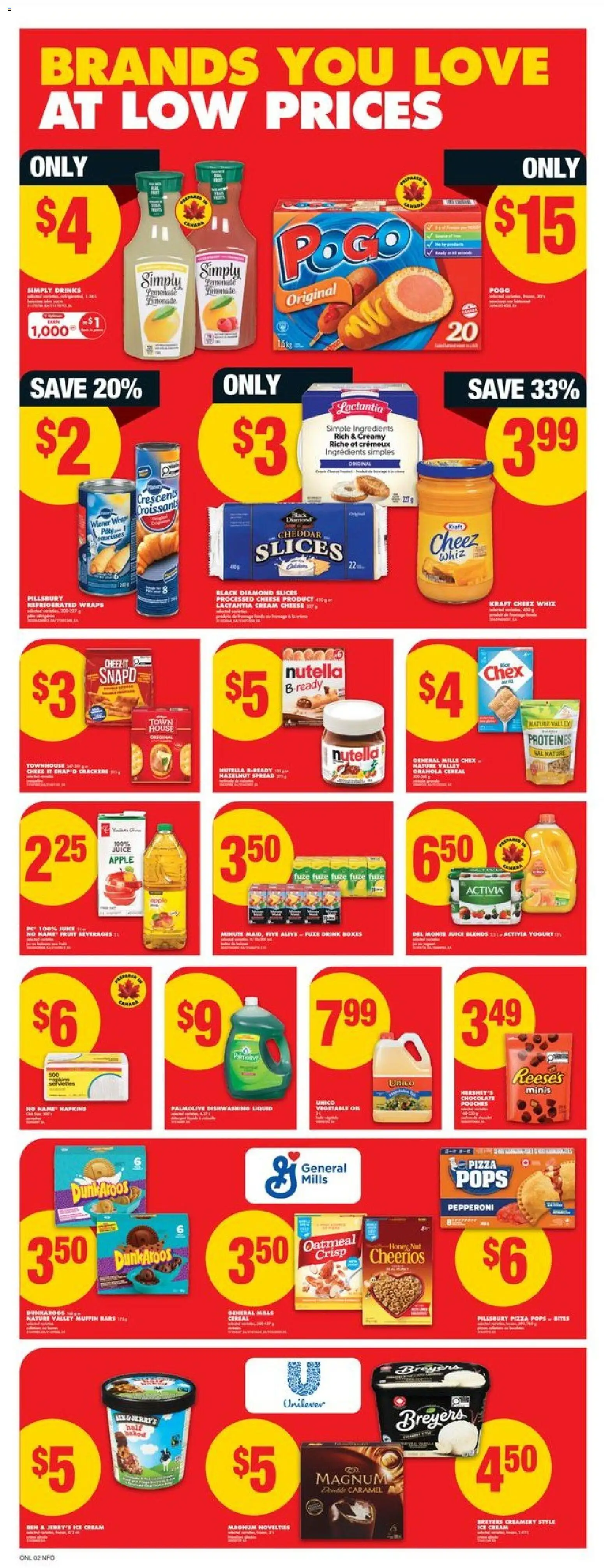 No Frills flyer valid from 18.12.2025 | Page: 8 | Products: PC, Cheese, Yogurt, Chocolate