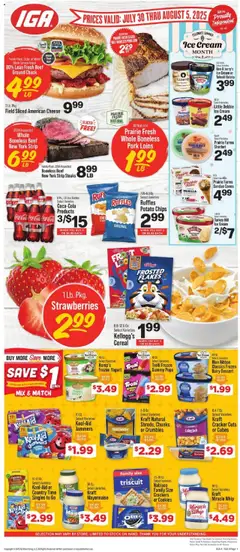 Preview of IGA weekly ads valid from 30.07.2025
