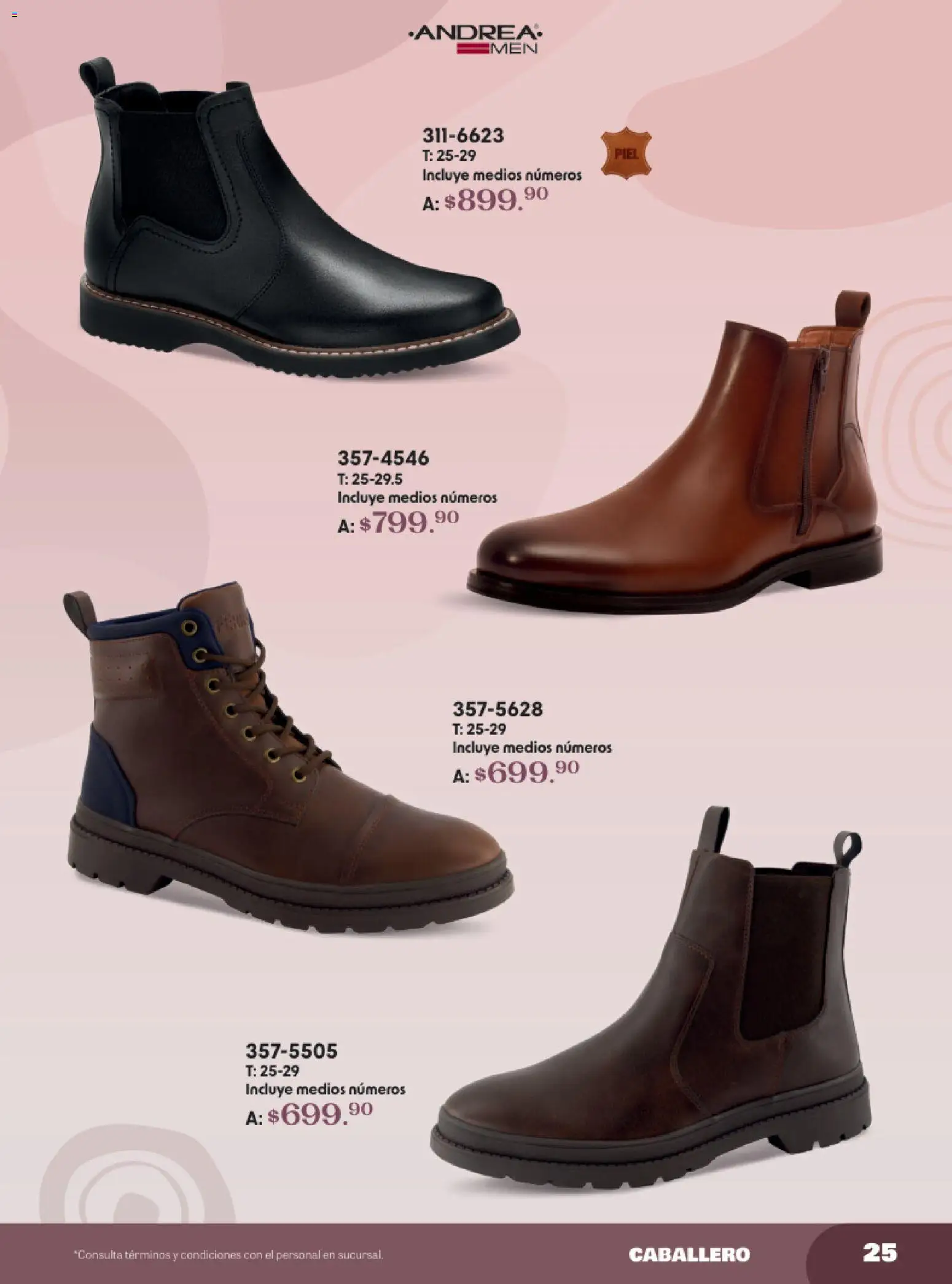 Nuevas ofertas de Andrea válidas en toda la República Mexicana desde el 19.10.2025. ¡Encuentra las mejores ofertas en Andrea catálogo Lo Más Abrigador! | Página: 25