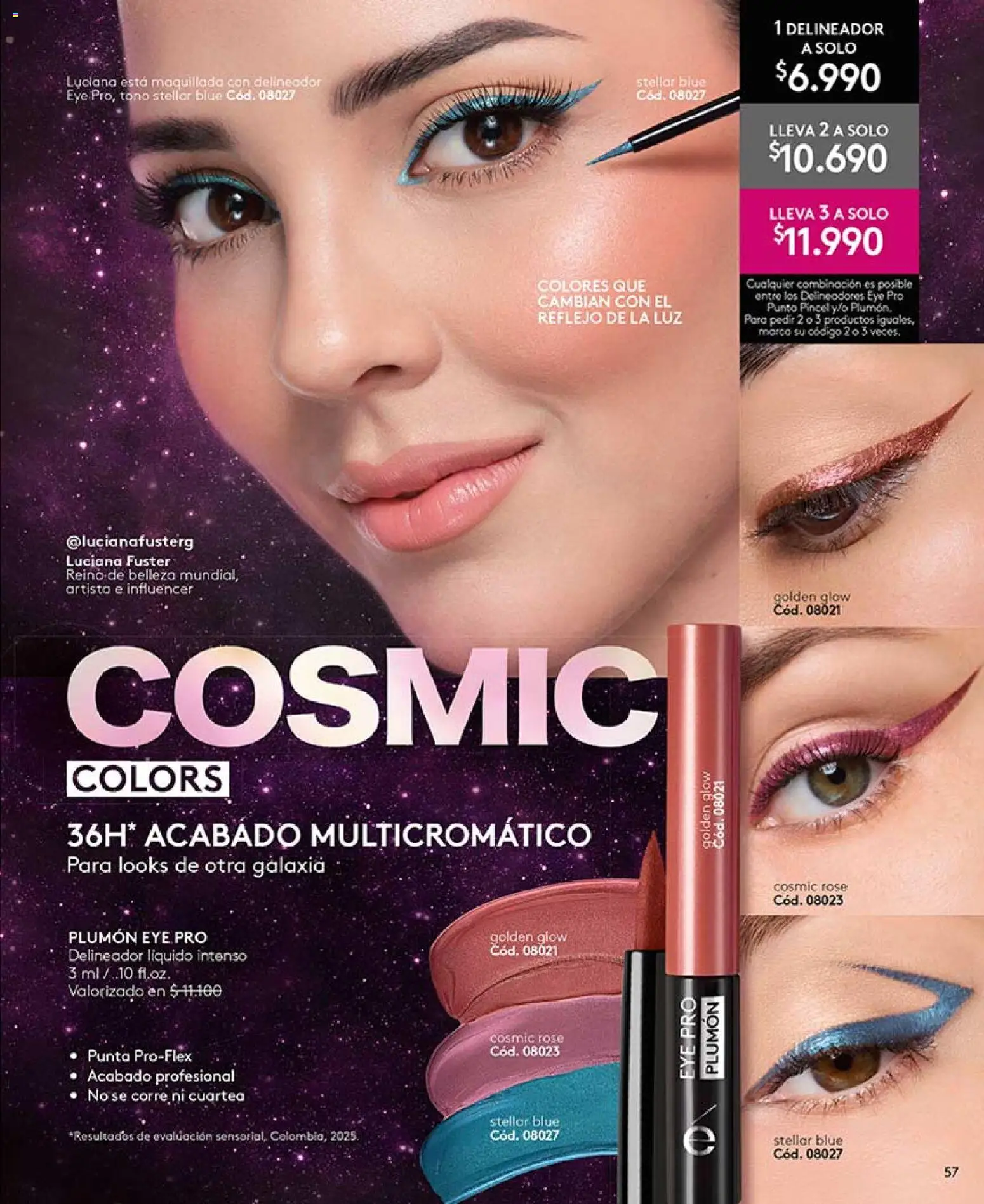 Catálogo Ésika Campaña 5 │ válido desde el 01.03.2026 | Página: 57 | Productos: Delineador, Plumón, Pincel