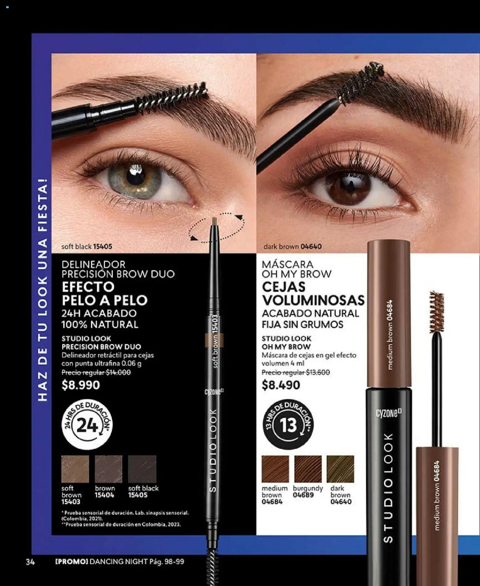 Catálogo CyZone Campaña 4 │ válido desde el 15.02.2026 | Página: 34 | Productos: Máscara, Delineador