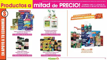 Vista previa de La Comer folleto, nuevo folleto de la tienda, válido en México a partir del 07.01.2026 | Página: 11 | Productos: Bolsa, Monedero, Repelente, Té