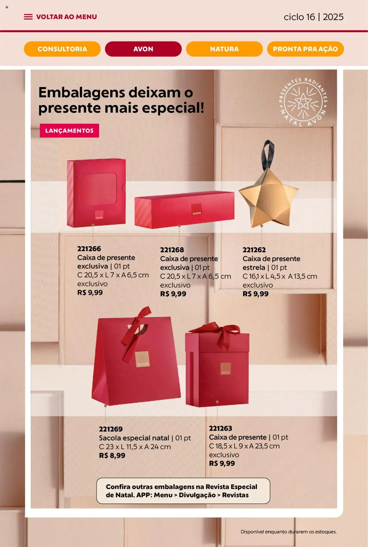 Avon Folheto - válido de 26.09.2025 | Página: 32 | Produtos: Revista, Caixa