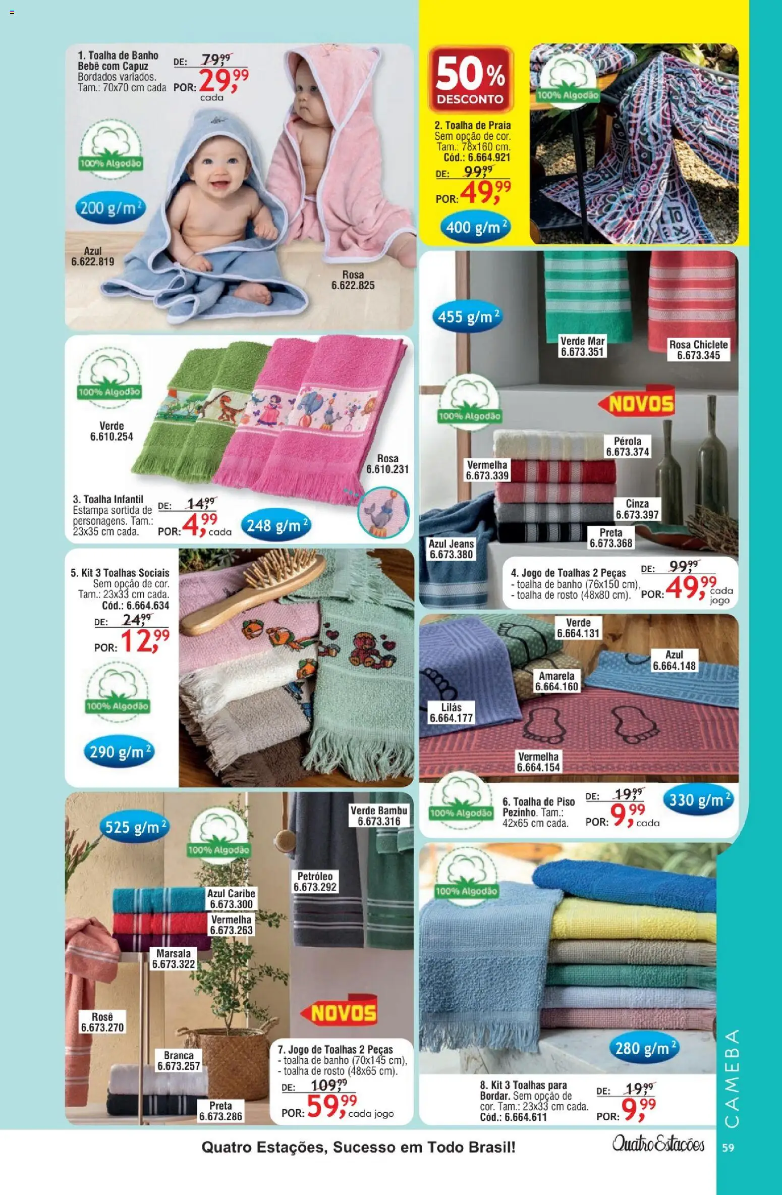 Quatro Estações Folheto - válido de 01.02.2026 | Página: 55 | Produtos: Capuz, Algodão, Jeans, Chiclete