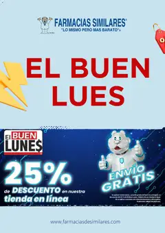 Vista previa de Farmacias Similares El Buen Lues, nuevo folleto de la tienda, válido en México a partir del 01.12.2025