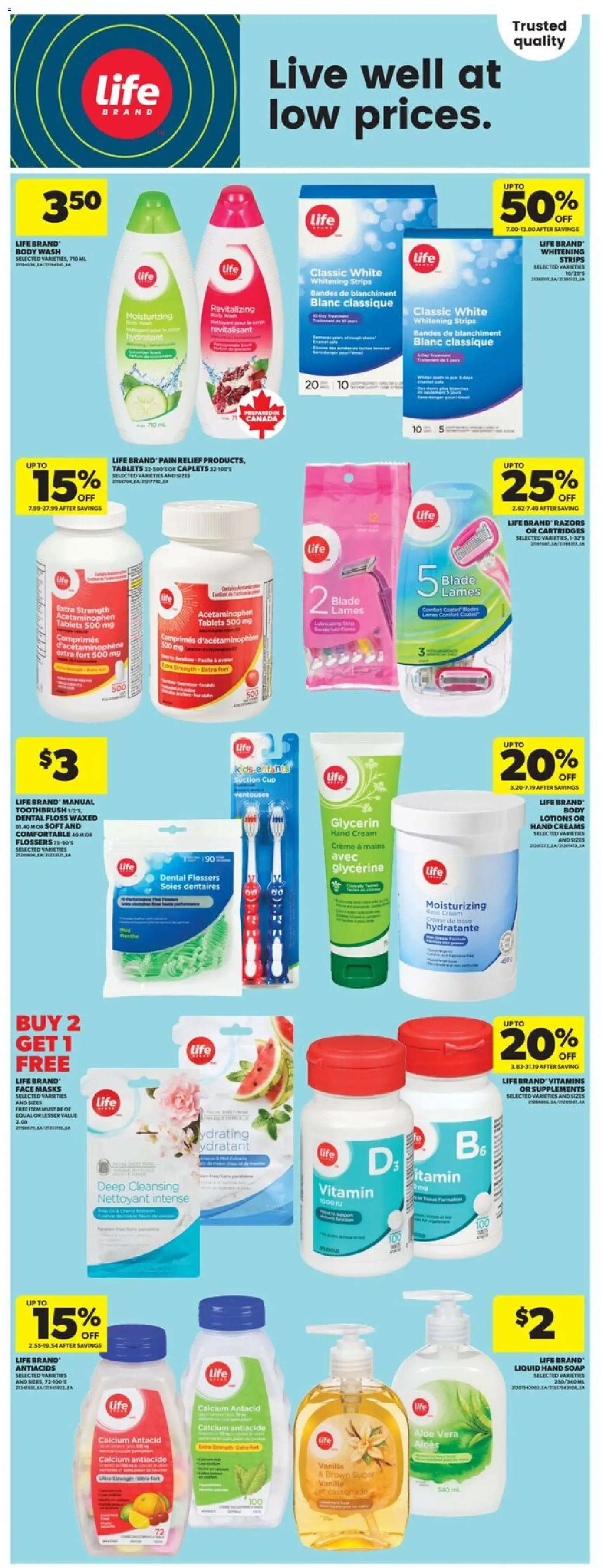 Real Canadian Superstore flyer valid from 23.10.2025 | Page: 10 | Products: Cream, Hand cream, Soap, Body wash
