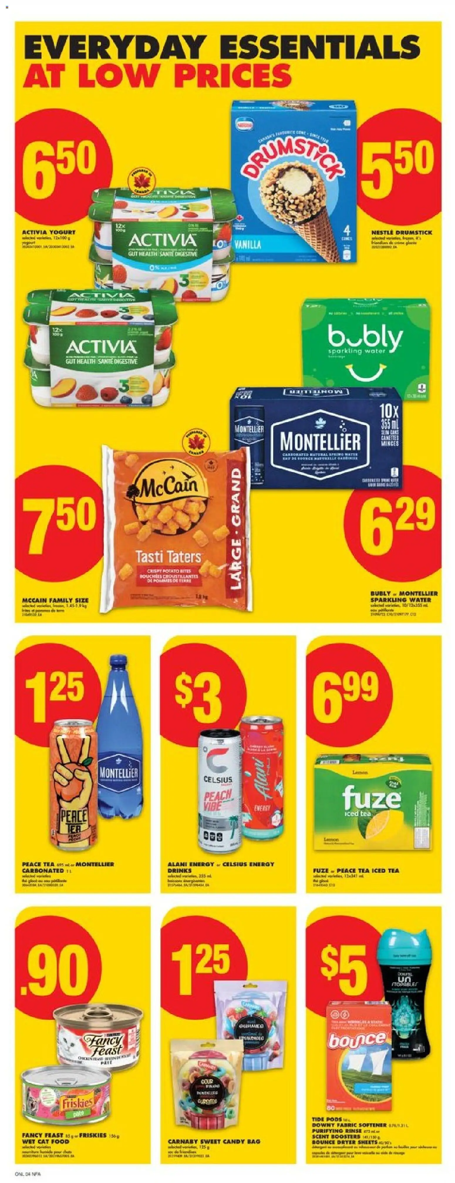 No Frills flyer valid from 11.12.2025 | Page: 10 | Products: Cream, Ice cream, Bag, Yogurt