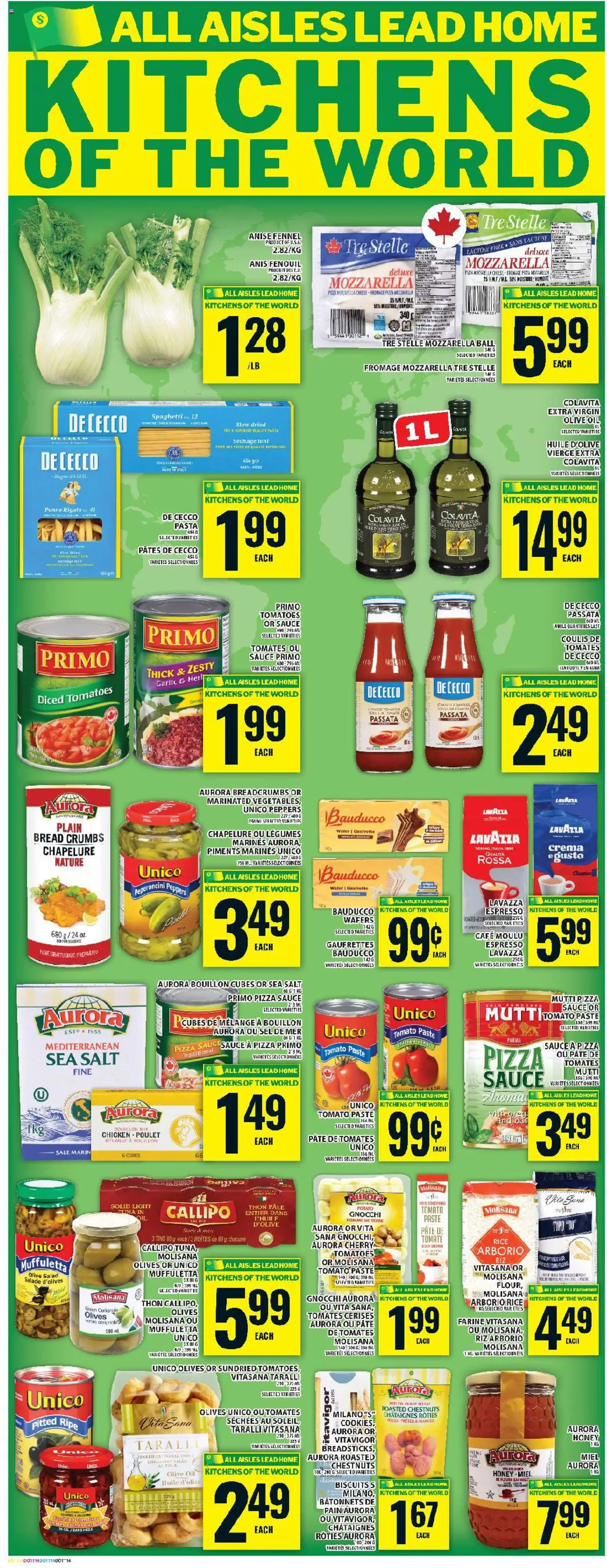 Food Basics flyer valid from 09.10.2025 | Page: 17 | Products: Rice, Pasta, Bread, Chicken