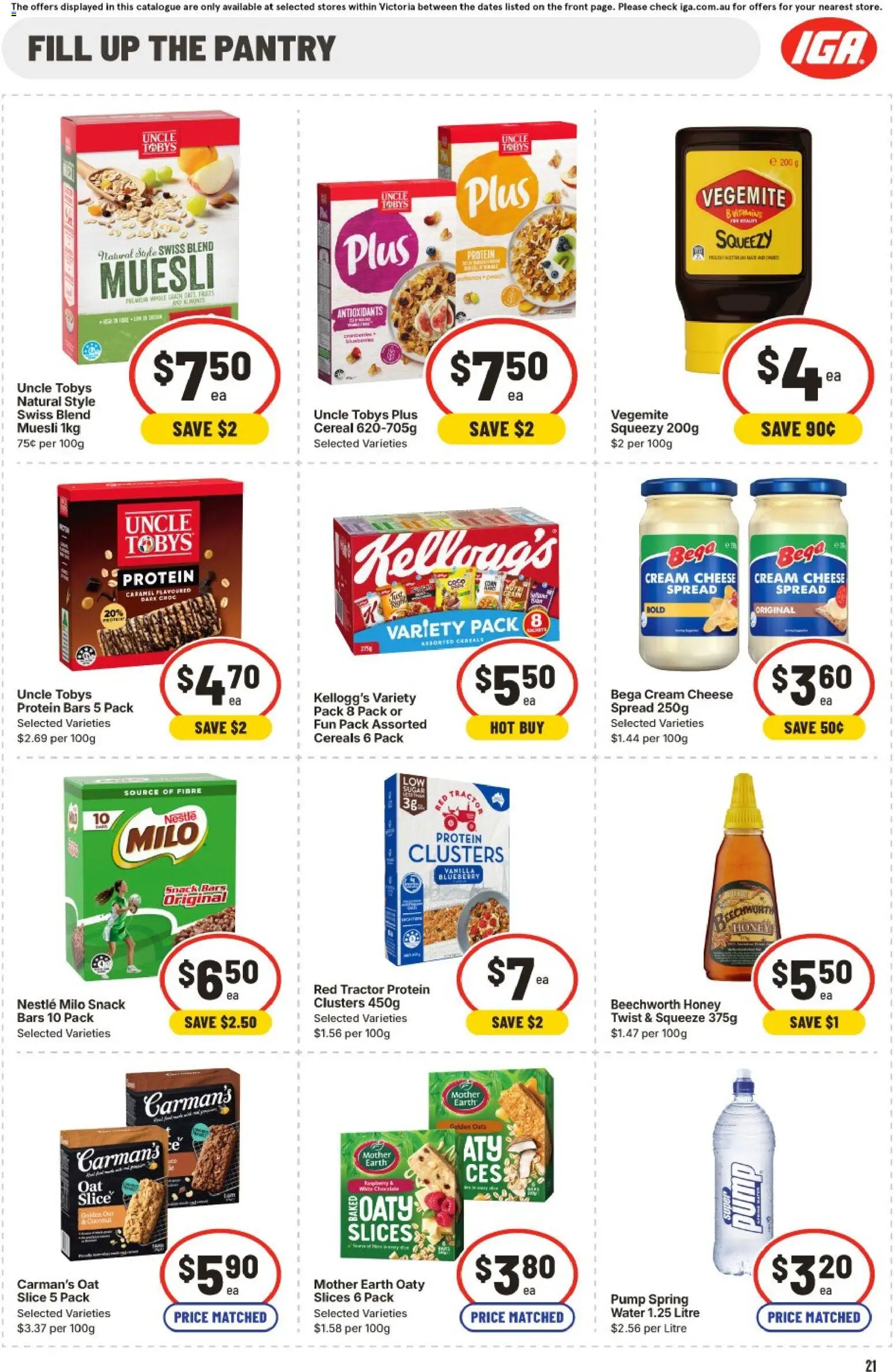 IGA catalogue - valid from 07.01.2026 | Page: 24 | Products: Tea, Coca Cola, Sugar, Peach