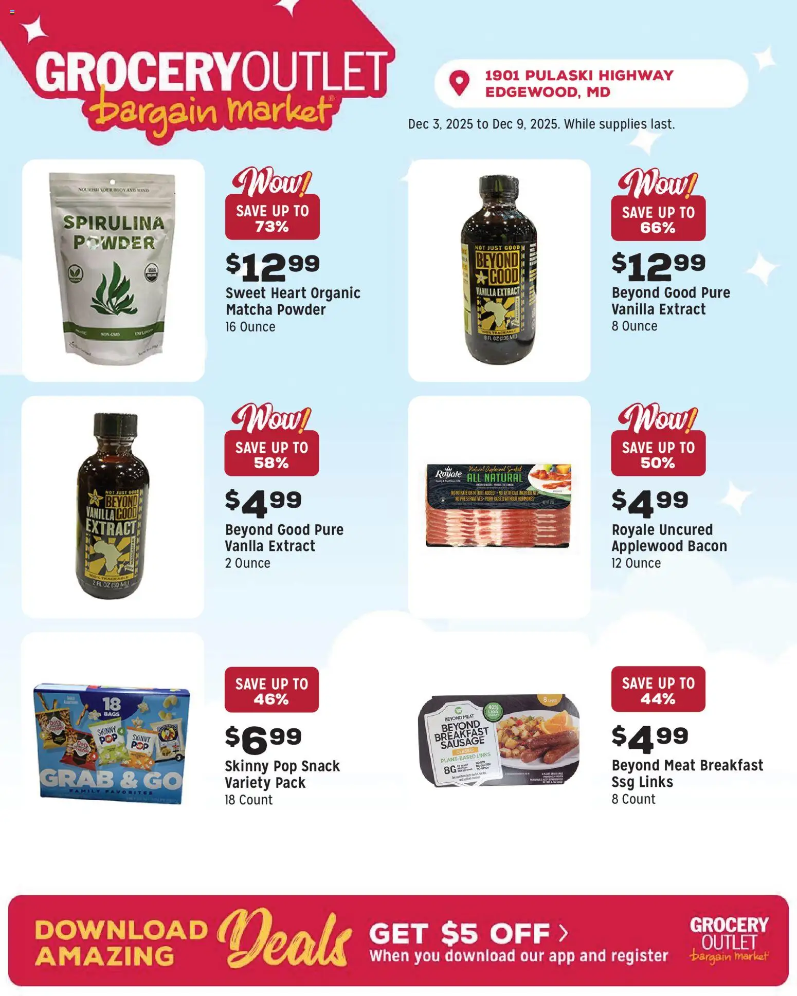 Grocery Outlet Weekly Ad - valid from 03.12.2025 | Page: 7 | Products: Powder, Sausage