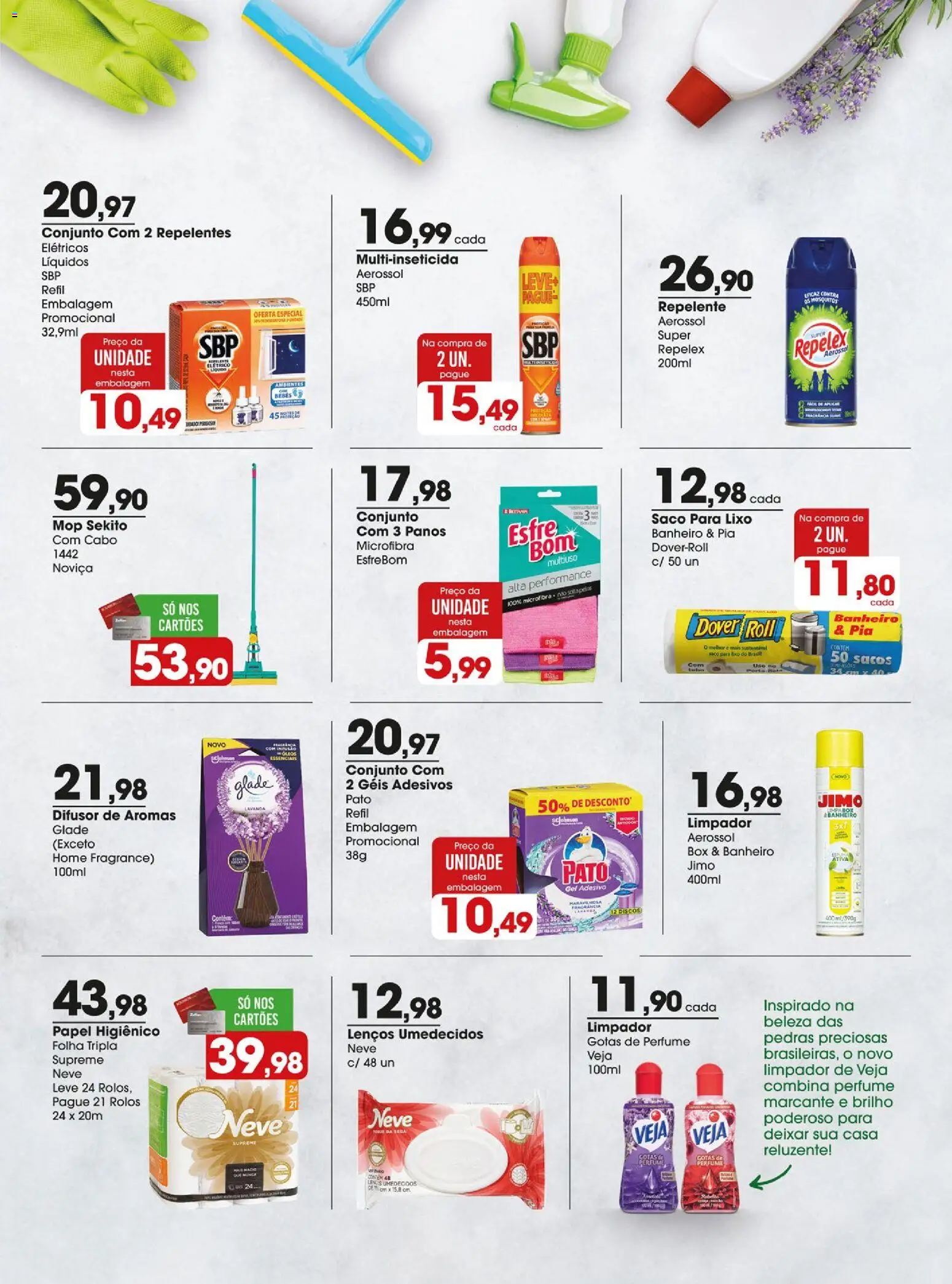 Zaffari Folheto - válido de 03.03.2026 | Página: 21 | Produtos: Difusor, Saco para lixo, Mop, Fragrância