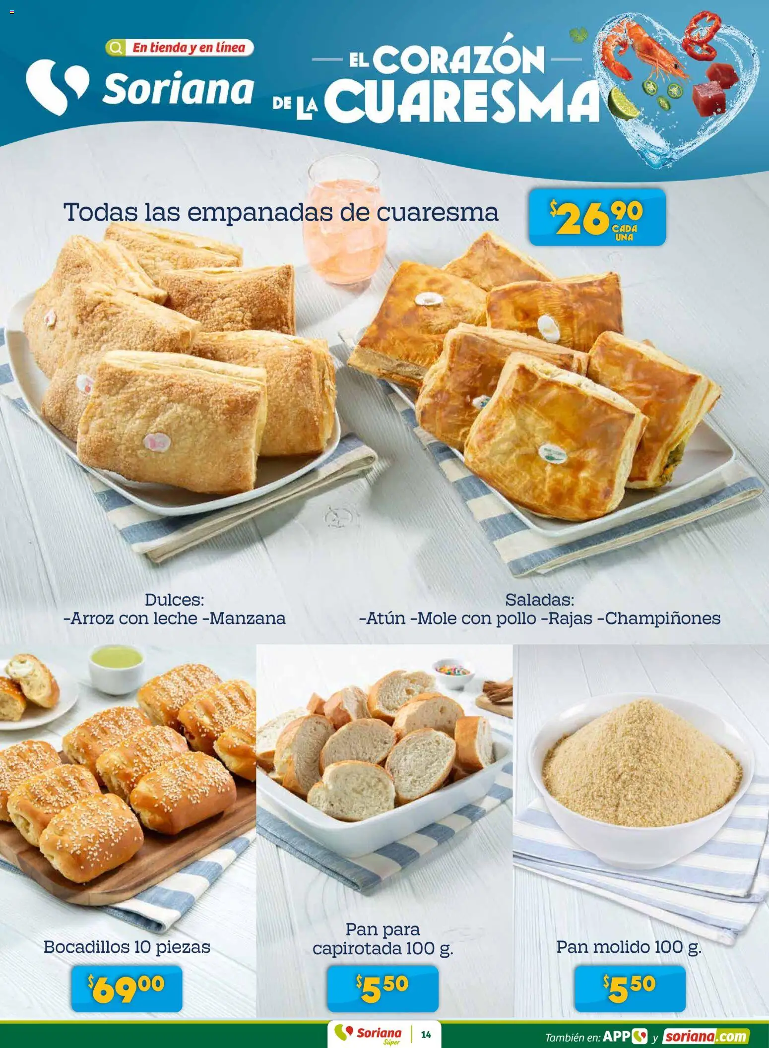 Nuevas ofertas de Soriana válidas en toda la República Mexicana desde el 27.02.2026. ¡Encuentra las mejores ofertas en Soriana Preciazazaso Súper: Chihuahua! | Página: 14 | Productos: Pollo, Leche, Pan, Dulces
