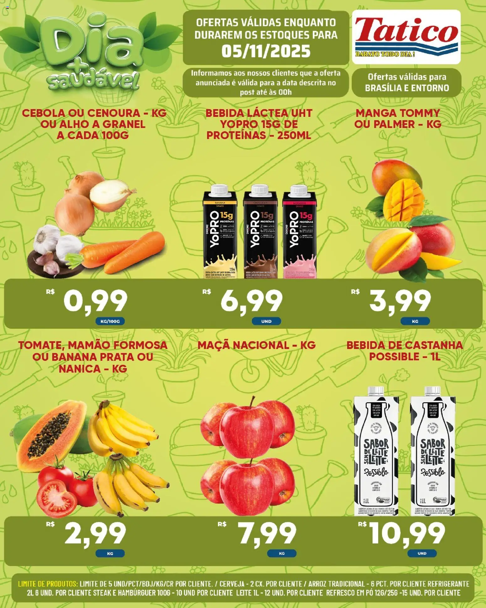 Tatico Folheto - válido de 05.11.2025 | Página: 6 | Produtos: Refresco, Cenoura, Hambúrguer, Refrigerante