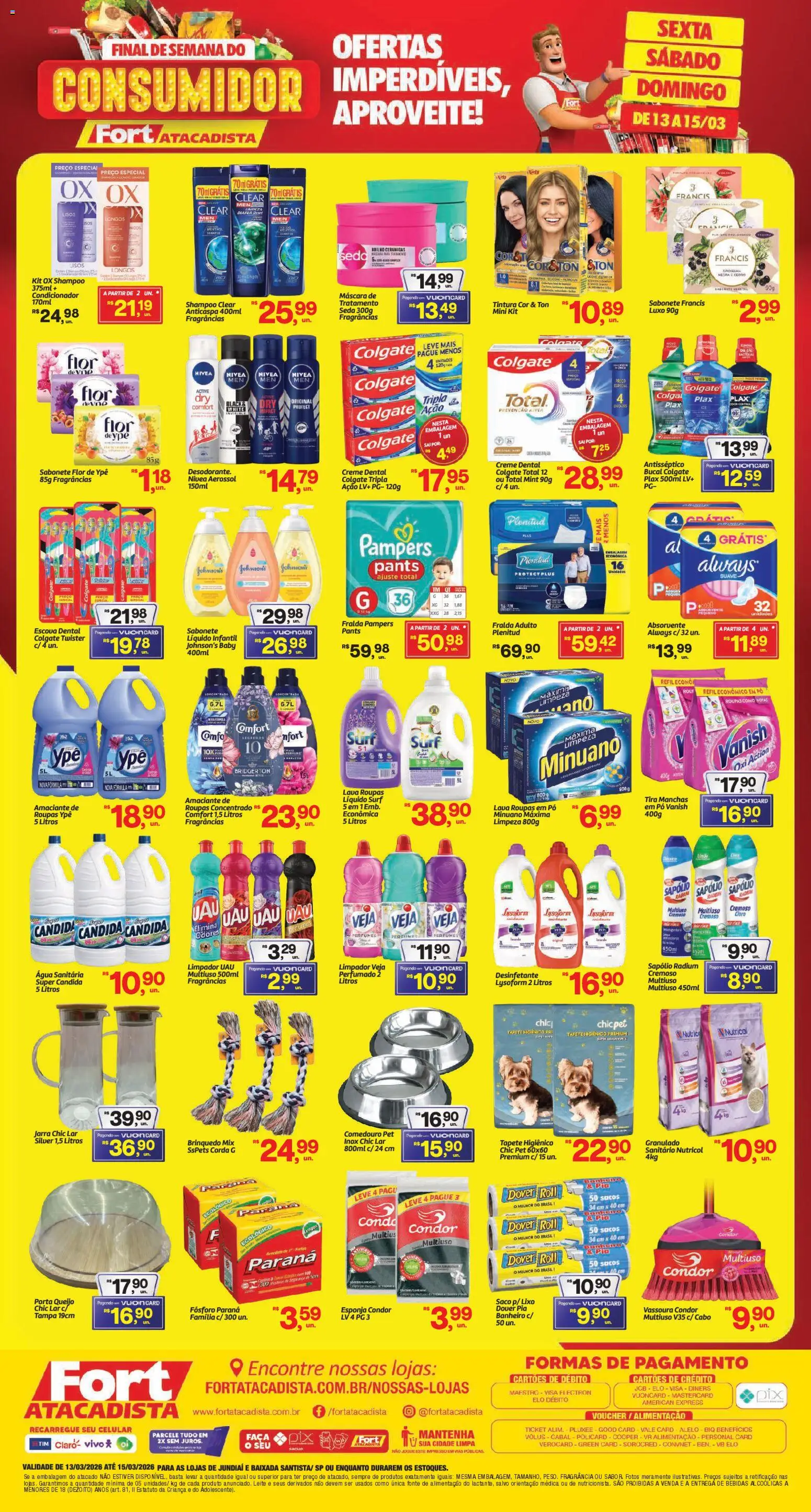 Fort Atacadista Folheto - válido de 13.03.2026 | Página: 4 | Produtos: Fragrância, Sabonete, Perfumes, Granulado