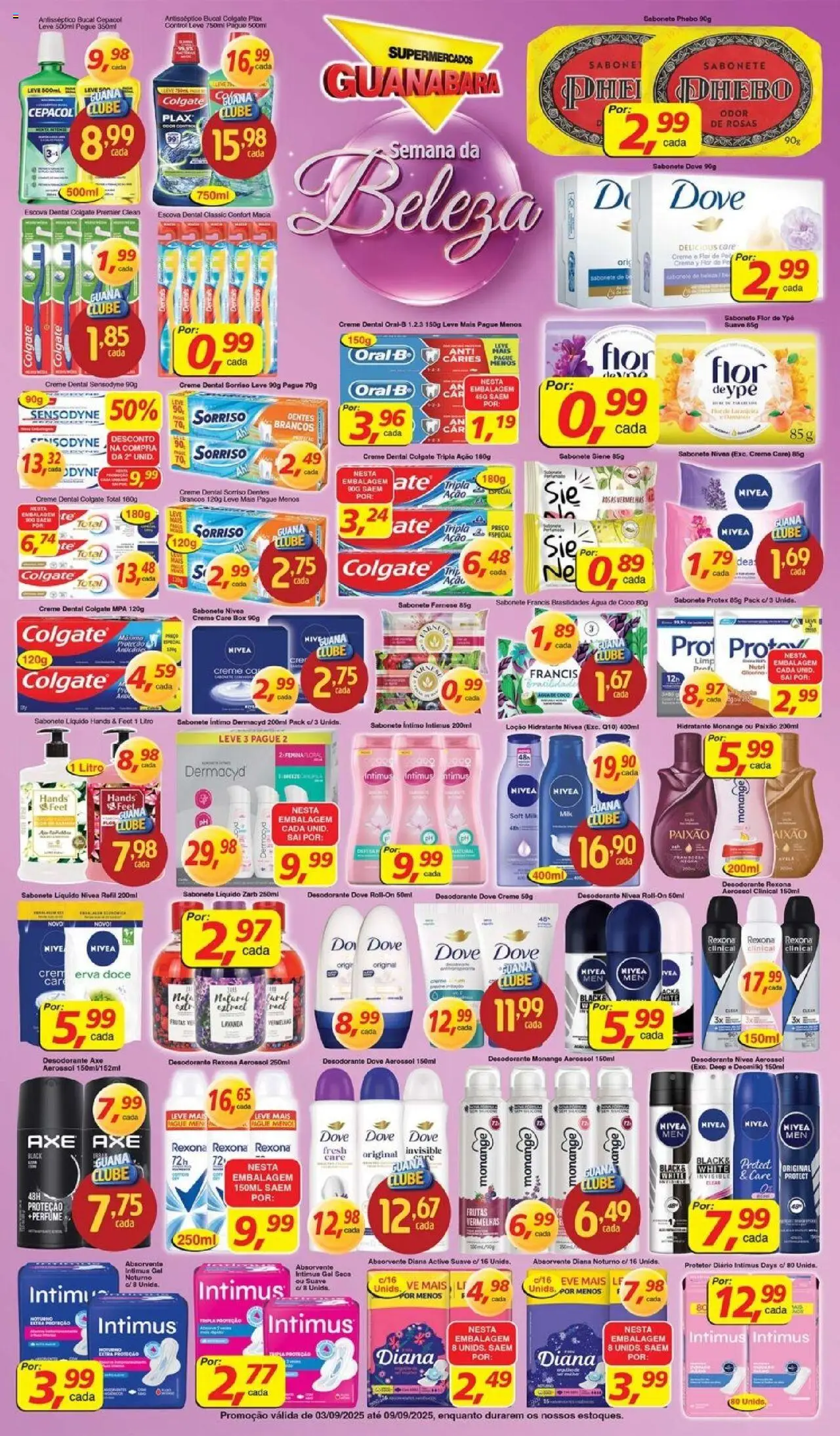 Supermercados Guanabara Folheto - válido de 03.09.2025 | Página: 12 | Produtos: Coco, Perfume, Creme, Sabonete líquido