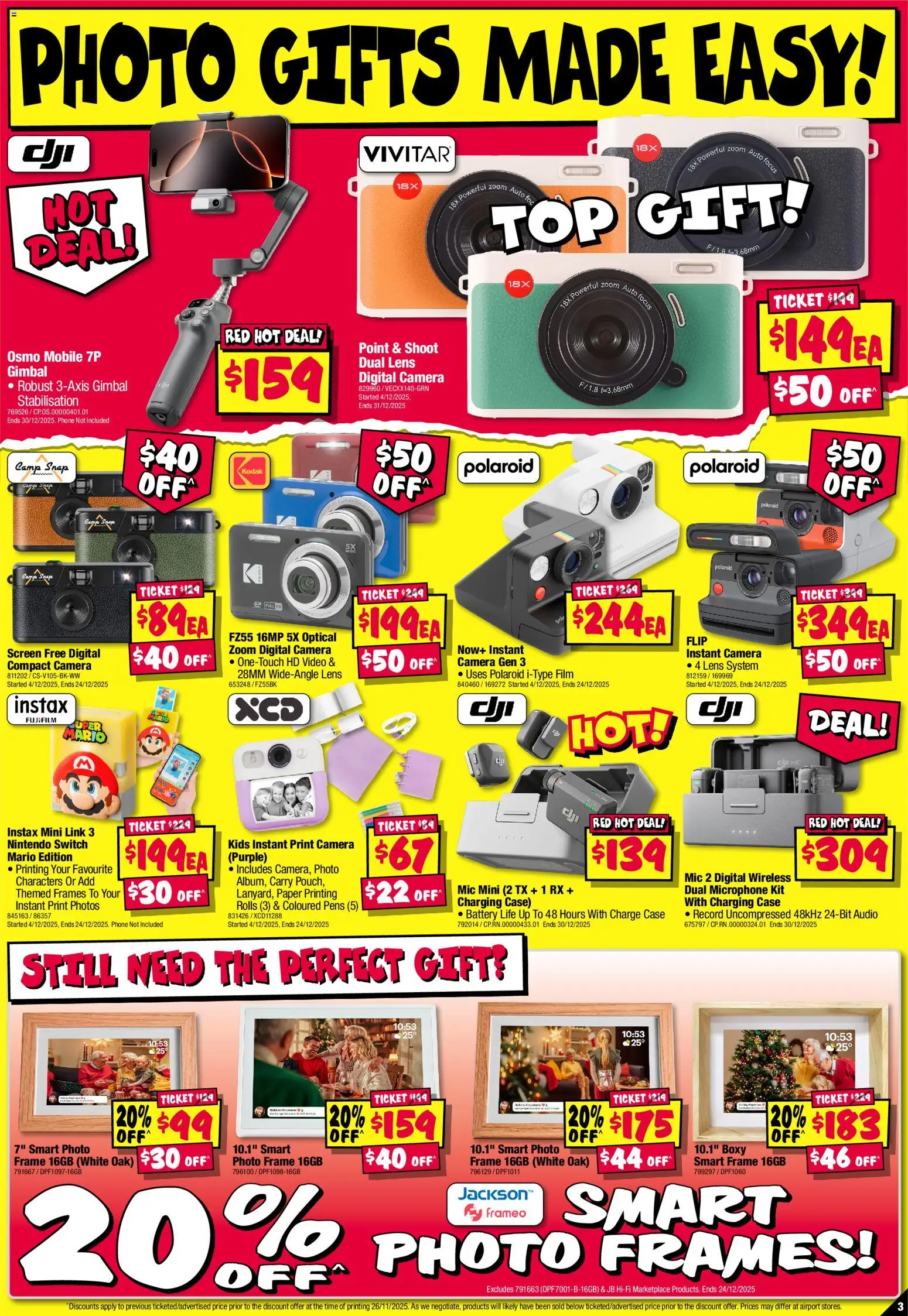 JB Hi-Fi catalogue - valid from 10.12.2025 | Page: 3 | Products: Battery, Audio, Screen, Mobile