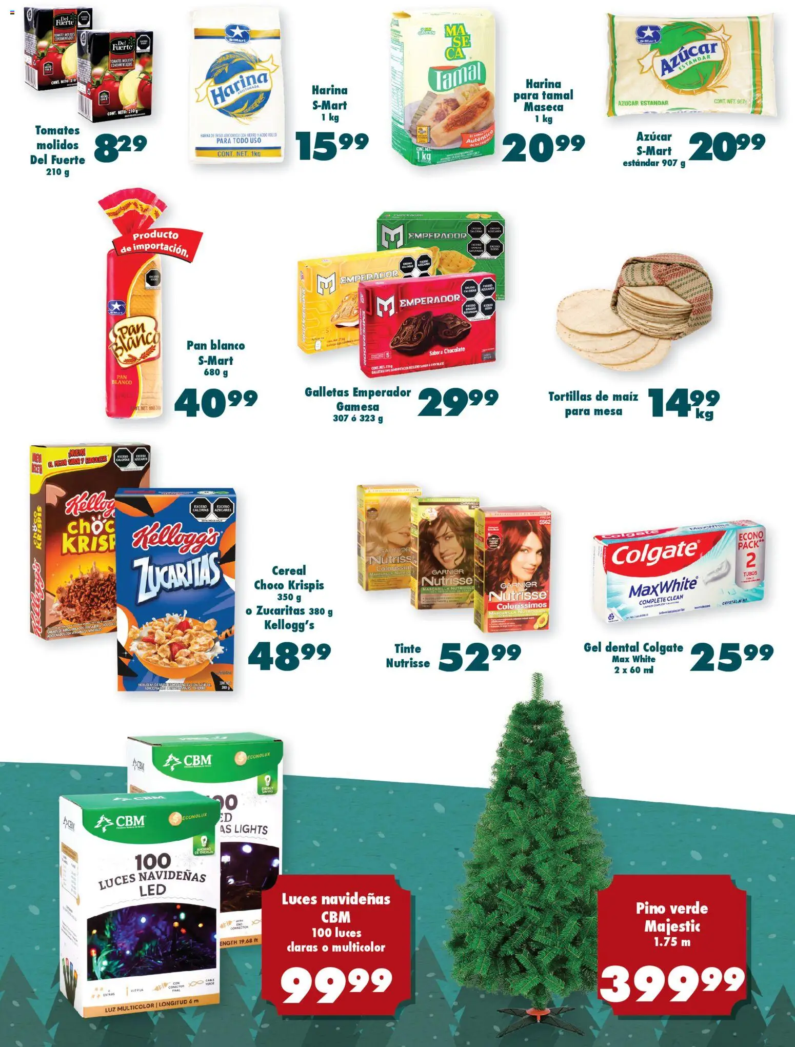 Nuevas ofertas de S-Mart válidas en toda la República Mexicana desde el 28.11.2025. ¡Encuentra las mejores ofertas en S-Mart folleto Chihuahua! | Página: 5 | Productos: Harina, Conector, Tomates, Mascarilla