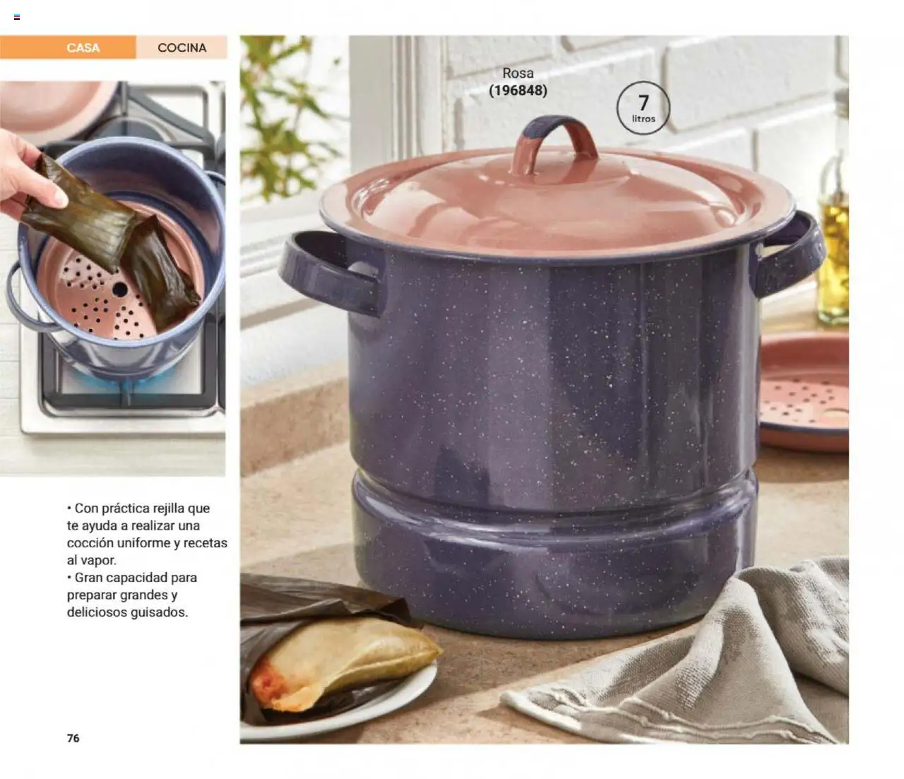 Nuevas ofertas de AVON válidas en toda la República Mexicana desde el 13.09.2025. ¡Encuentra las mejores ofertas en AVON - Casa & Estilo 14 2025! | Página: 76 | Productos: Cocina, Rejilla, Té