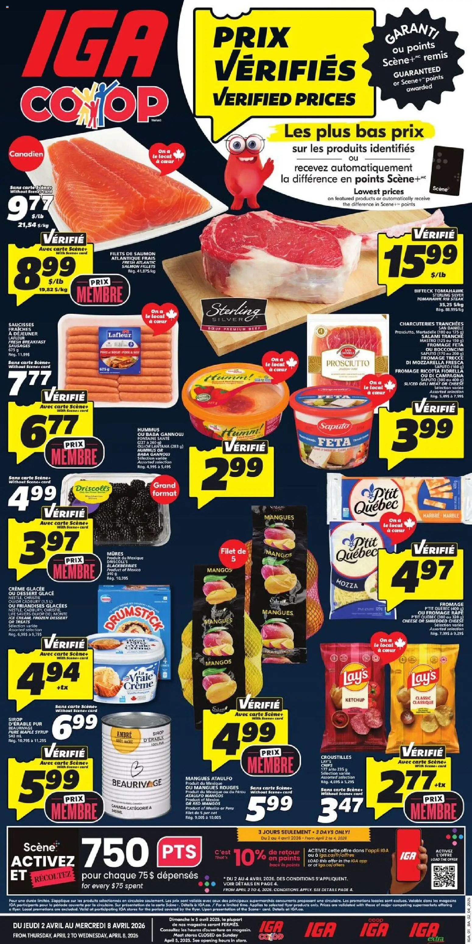 IGA flyer valid from 02.04.2026 | Page: 1