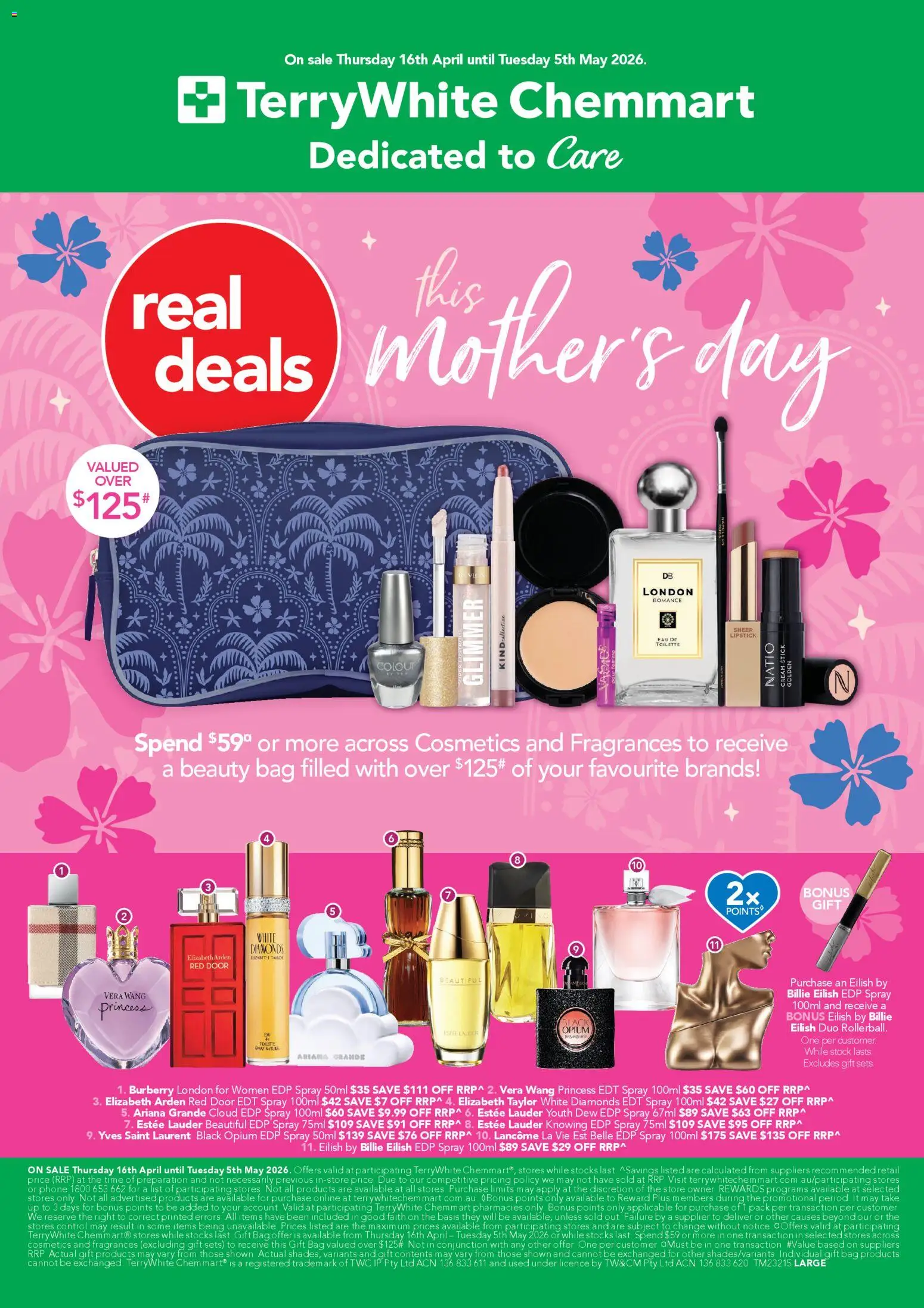 Terry White catalogue - valid from 16.04.2026 | Page: 1 | Products: Door, Lipstick, Cream, Phone