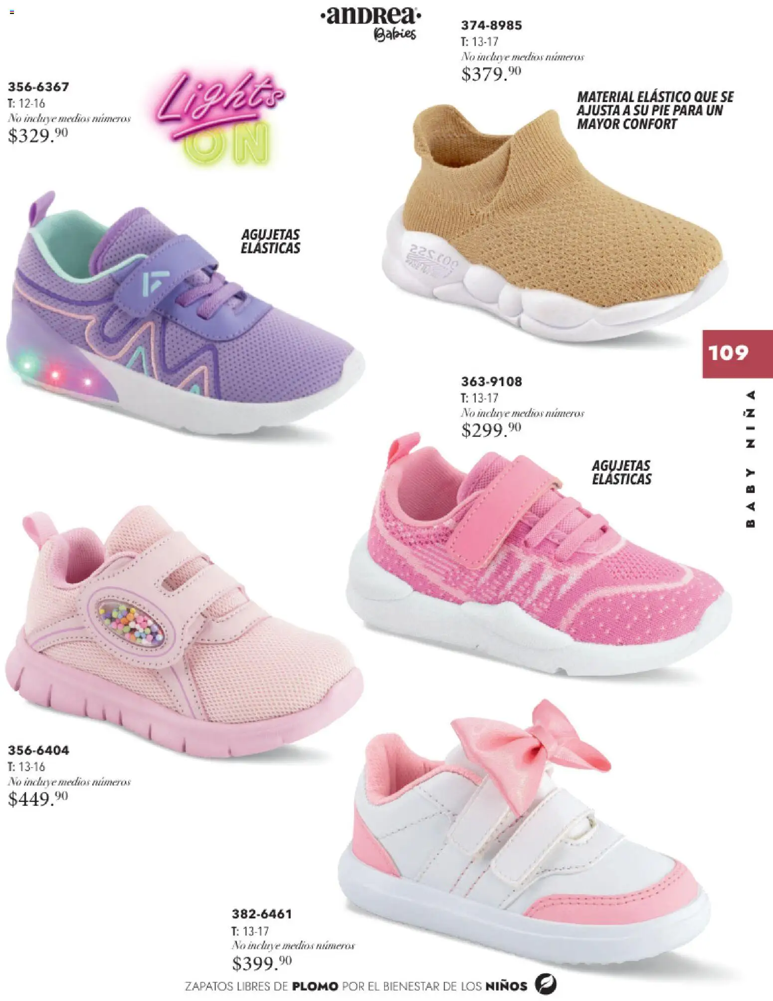 Nuevas ofertas de Andrea válidas en toda la República Mexicana desde el 26.11.2025. ¡Encuentra las mejores ofertas en Andrea catálogo Infantil Baby otoño 2025! | Página: 21 | Productos: Zapatos