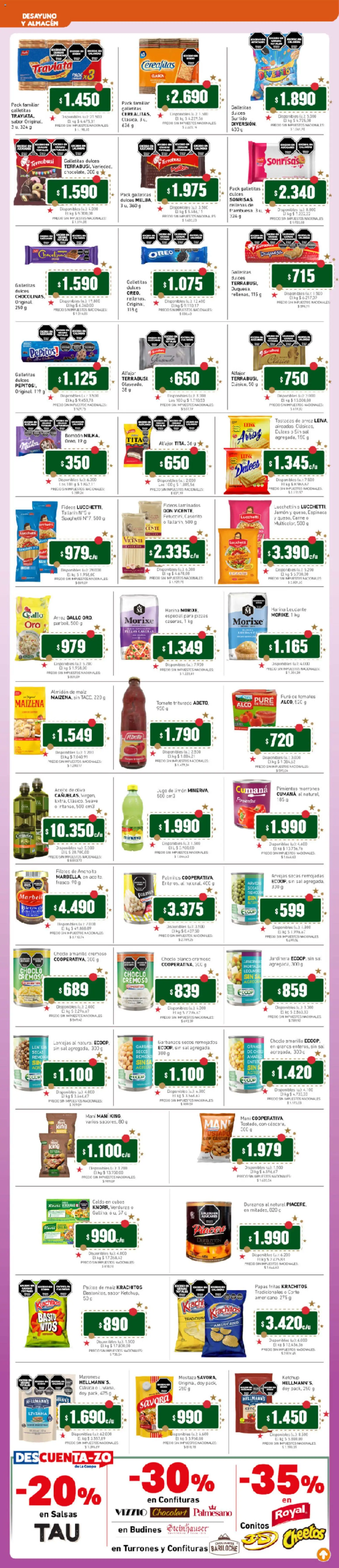 Cooperativa Obrera catálogo │ válido desde el 11.12.2025 | Página: 2 | Productos: Lentejas, Sal, Tomate, Alfajor