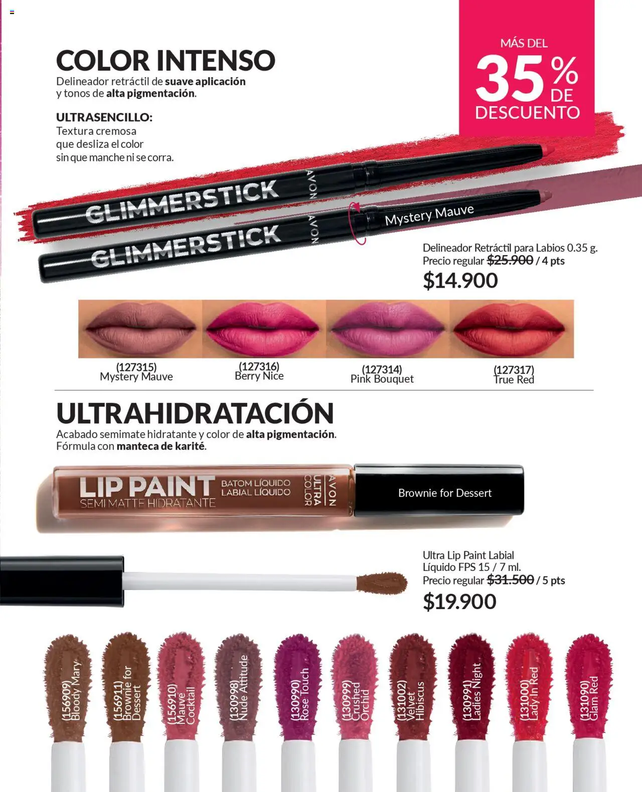 Avon revista - valida desde el 12.09.2025 | Página: 13 | Productos: Delineador, Manteca