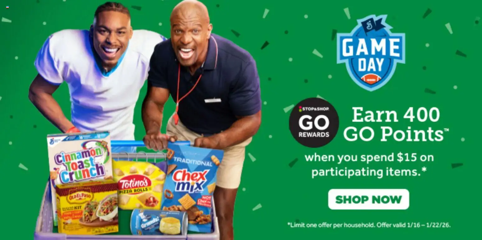 Stop & Shop Weekly Circular - NY - valid from 16.01.2026 | Page: 7 | Products: Pizza, Game