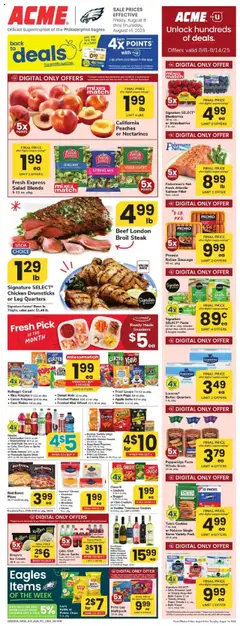 Preview of Acme weekly ads valid from 08.08.2025