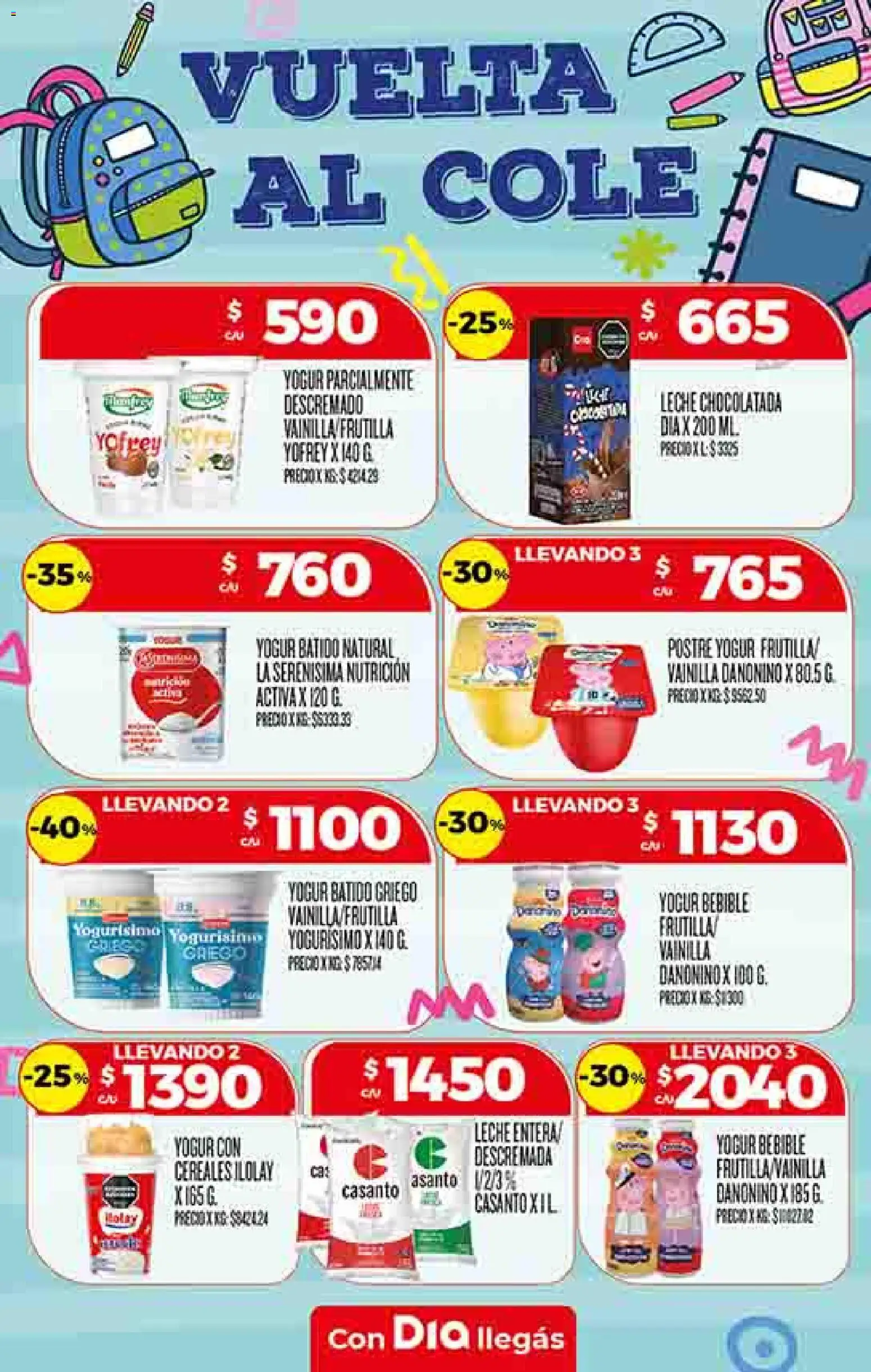 Dia - Ofertas - Salta y Jujuy │ válido desde el 25.02.2026 | Página: 12 | Productos: Frutilla, Leche, Chocolatada, Cereales