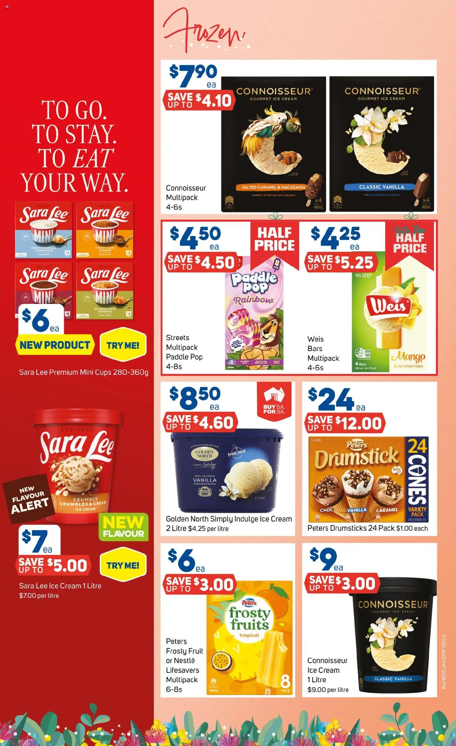 Foodland catalogue - valid from 19.11.2025 | Page: 18 | Products: Oil, Cream, Ice cream, Date