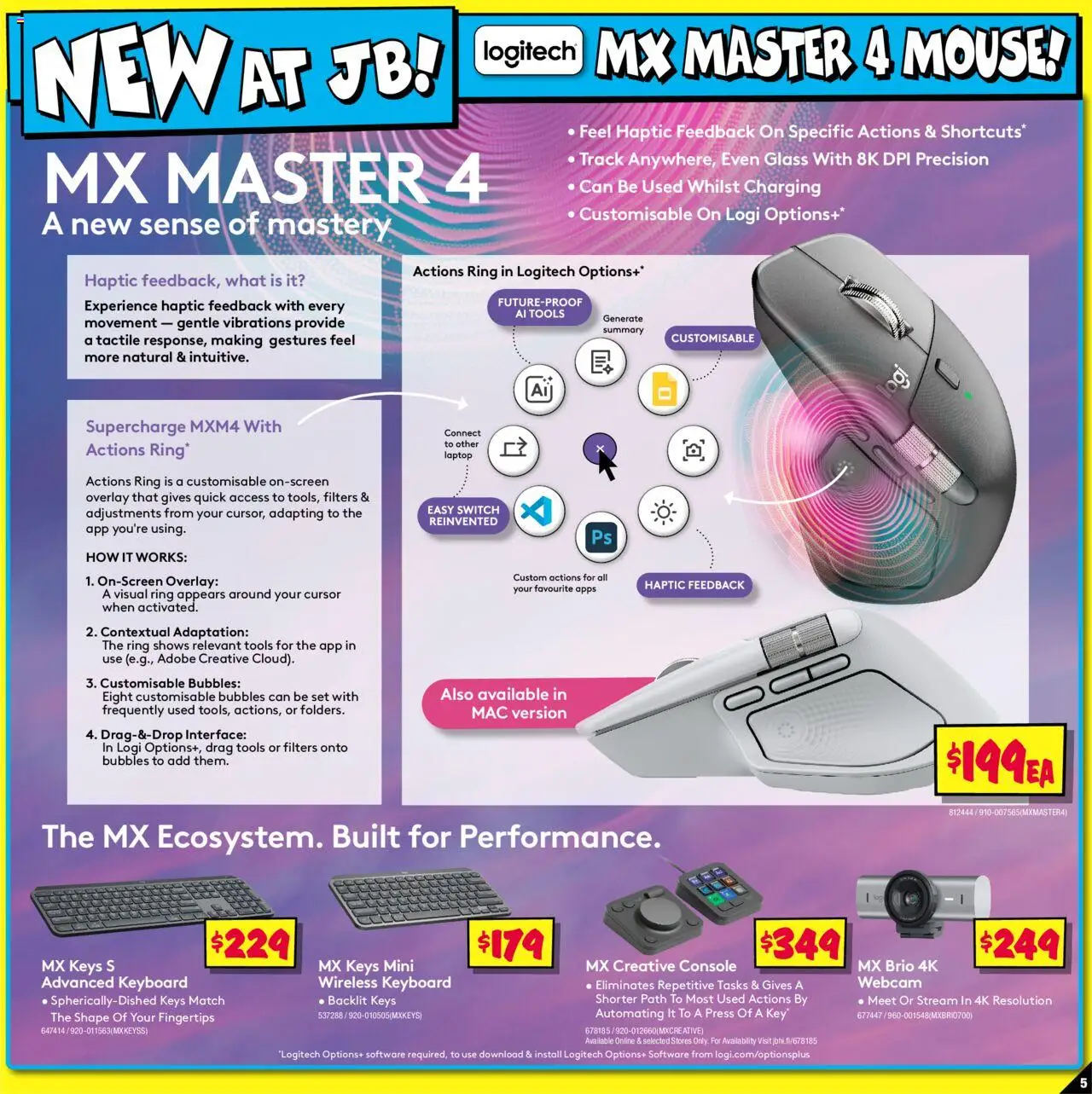 JB Hi-Fi catalogue - valid from 09.10.2025 | Page: 5 | Products: Keyboard, Laptop, Tools, Press