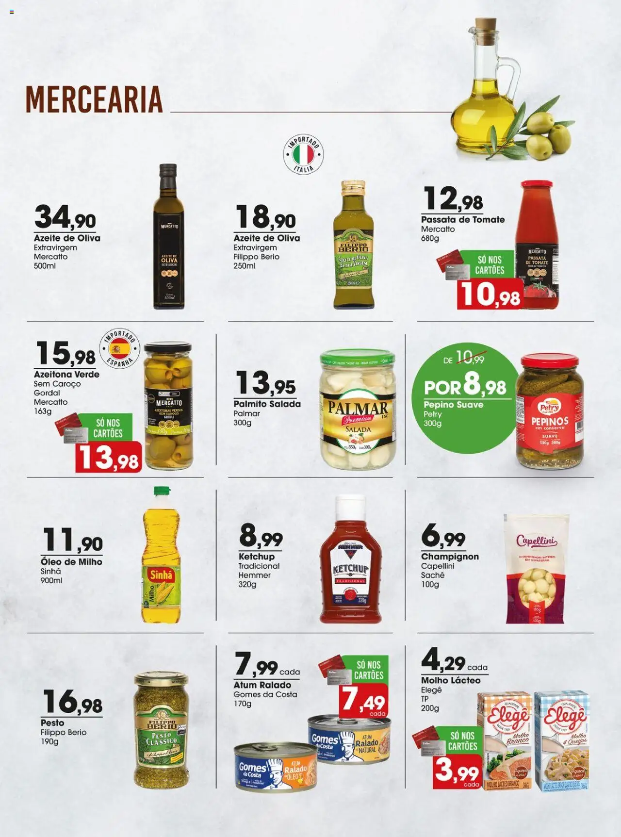 Zaffari Folheto - válido de 12.08.2025 | Página: 3 | Produtos: Óleo, Pepinos, Champignon, Azeite