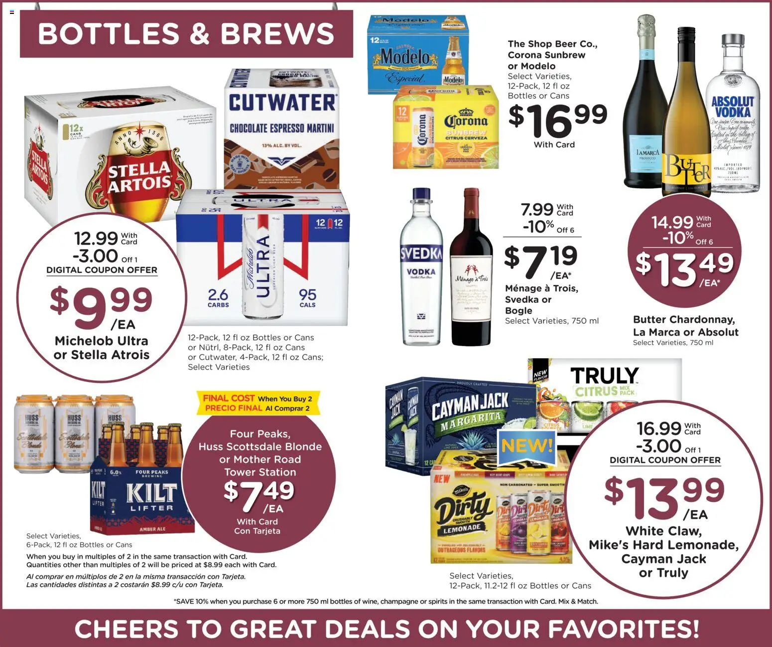Fry's Food Weekly Ad - valid from 22.04.2026 | Page: 11 | Products: Butter, Chocolate, Vodka, Lemon