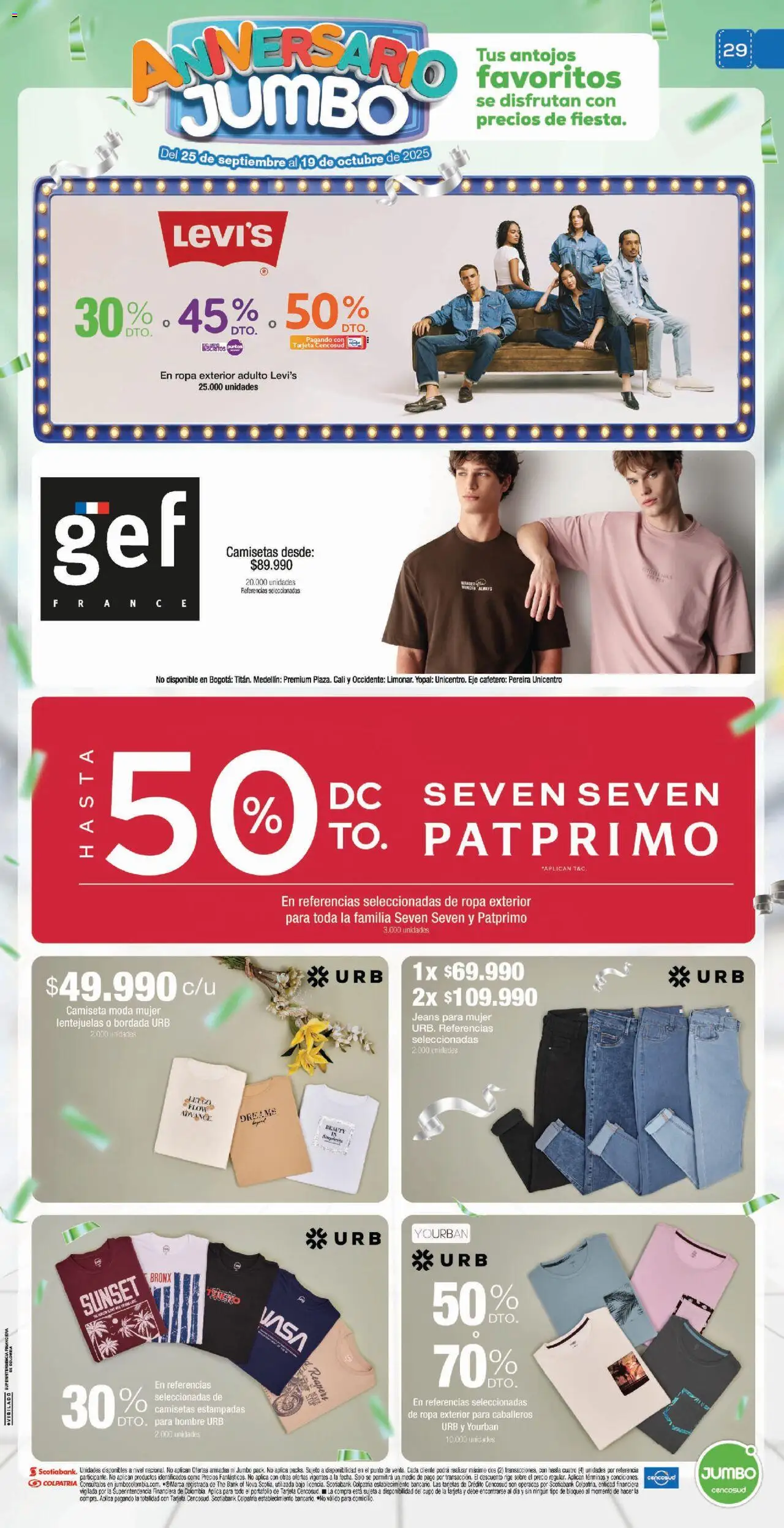 Jumbo revista - valida desde el 25.09.2025 | Página: 29 | Productos: Sobre, Lentejuelas, Camiseta, Ropa