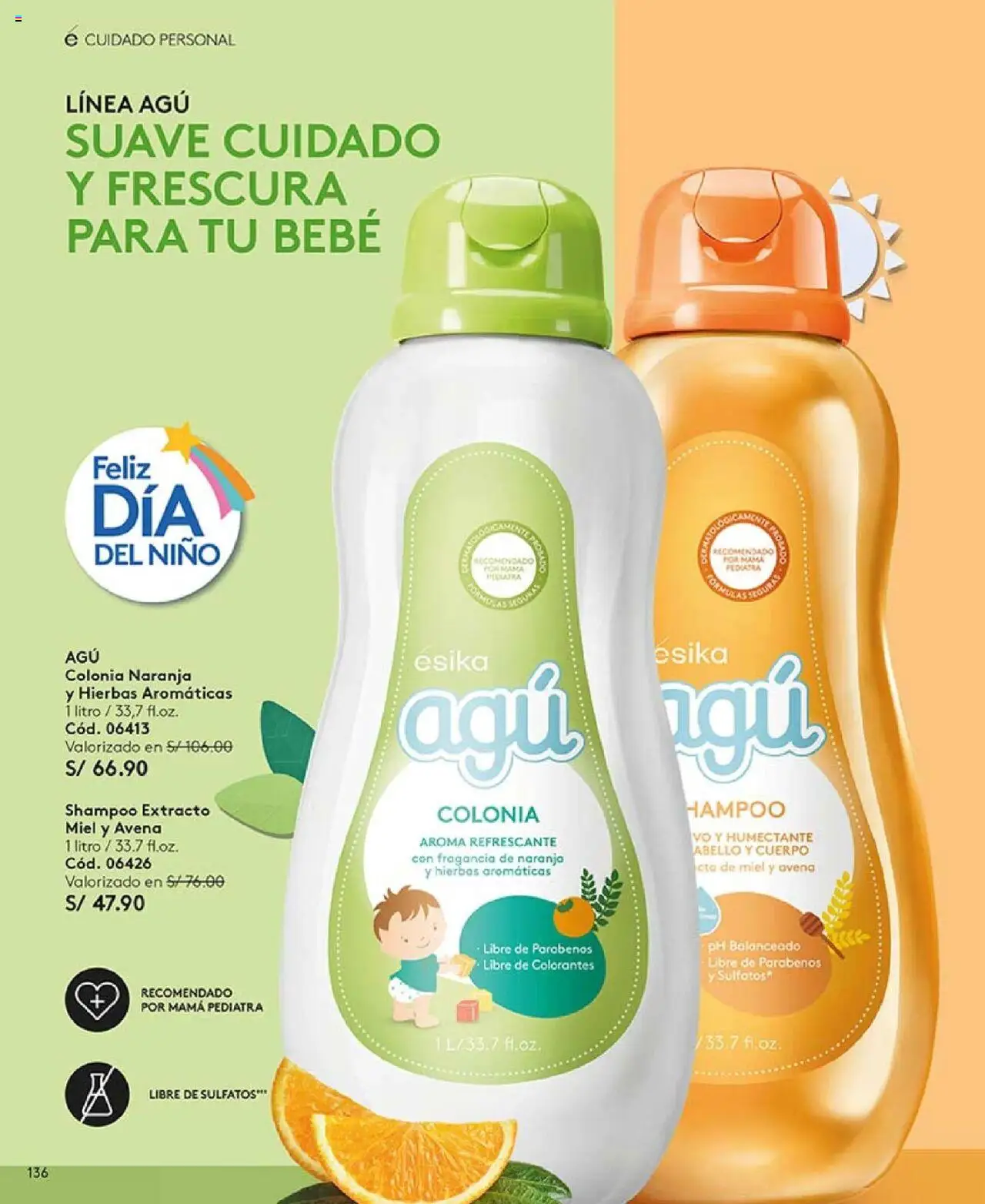 Catálogo Ésika válido desde 29.07.2025 | Página: 136 | Productos: Shampoo, Avena, Fragancia