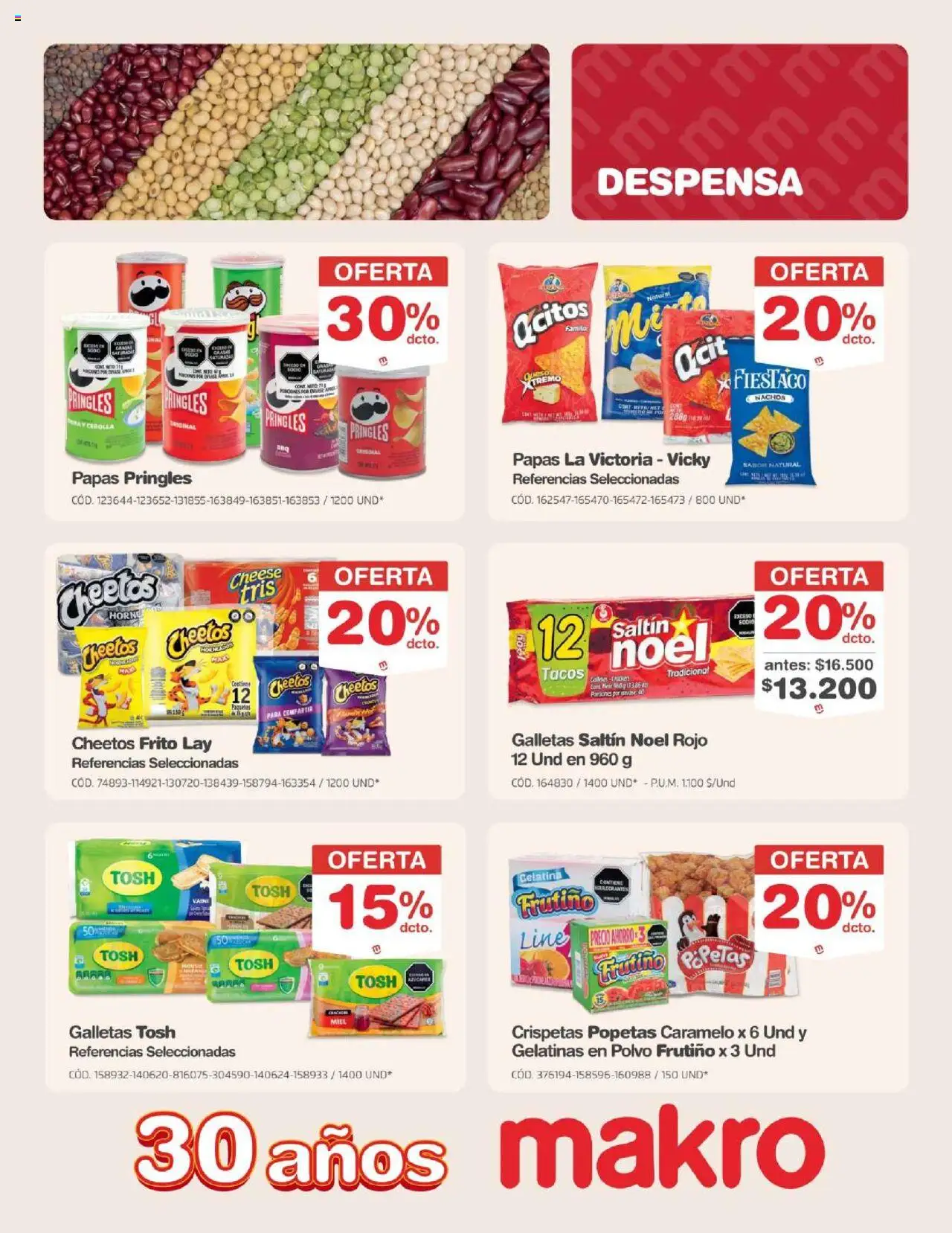Makro revista - valida desde el 26.09.2025 | Página: 21 | Productos: Galletas, Gelatina, Polvo, Plátano