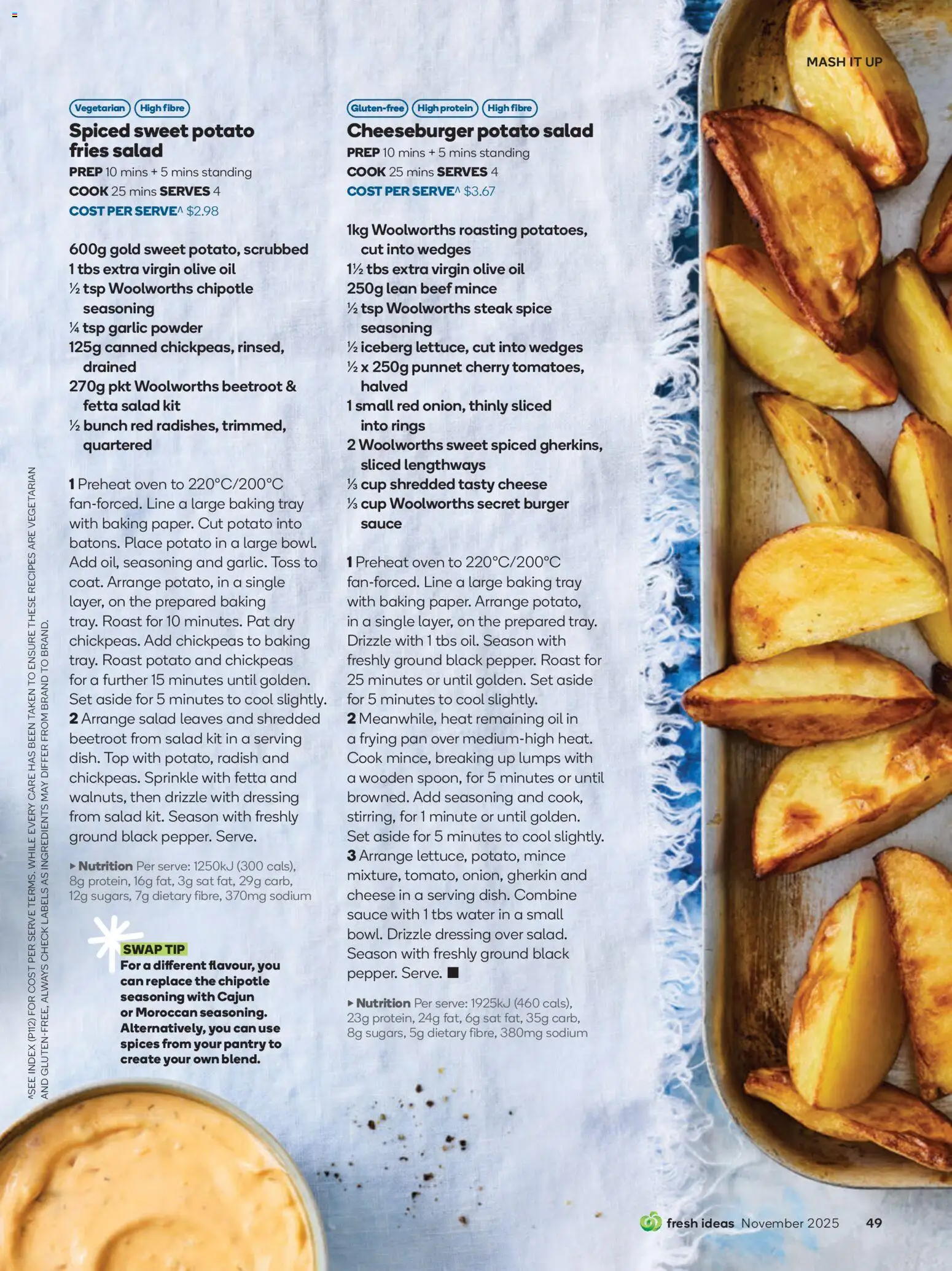 Woolworths catalogue - valid from 01.11.2025 | Page: 49 | Products: Cheese, Water, Steak, Beetroot