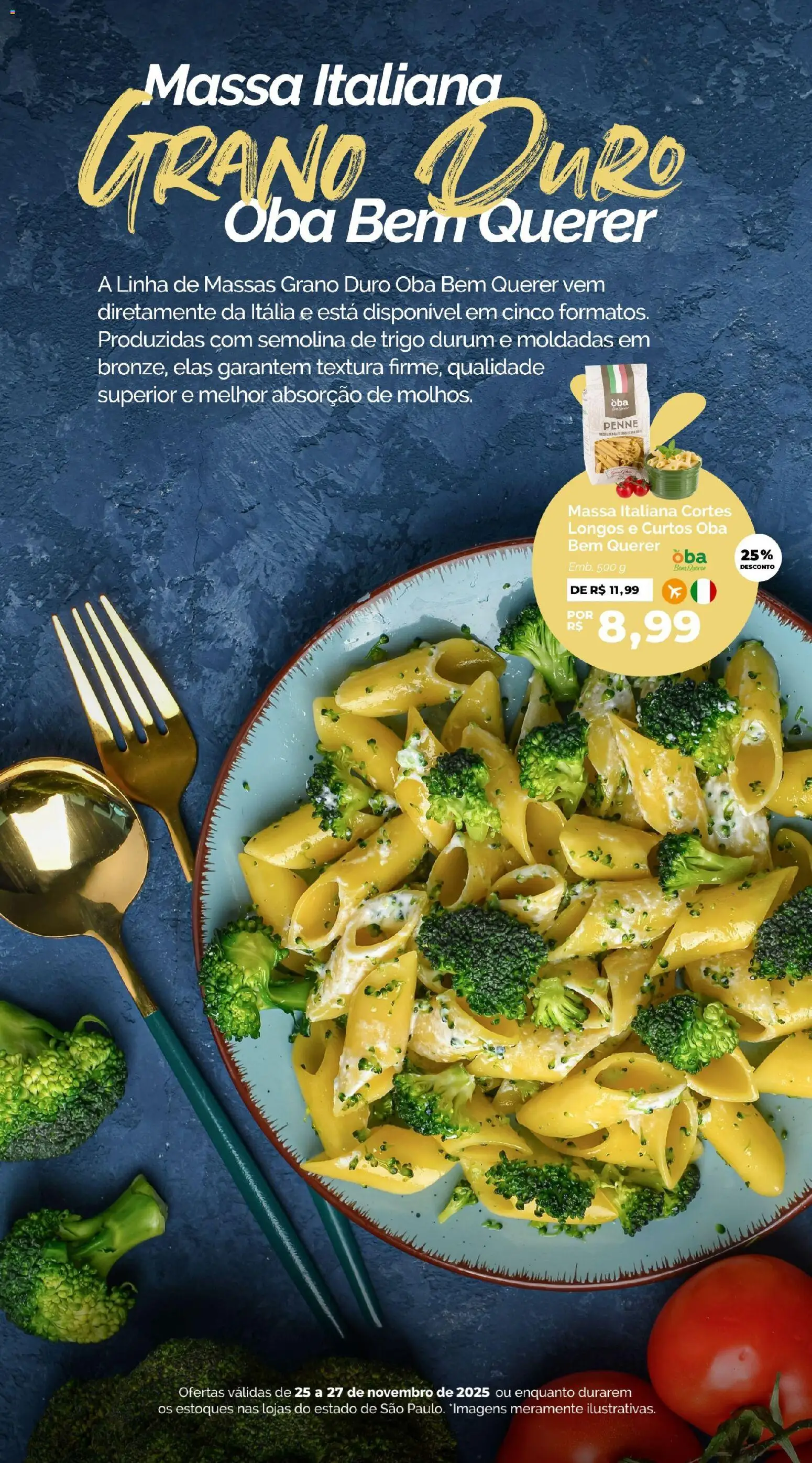 Oba Hortifruti Folheto - válido de 25.11.2025 | Página: 2 | Produtos: Massa