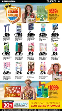 Vista previa Yaguar catálogo válido desde el 19.01.2026 | Página: 14 | Productos: Maquina de afeitar, Tintura, Jabón, Desodorante