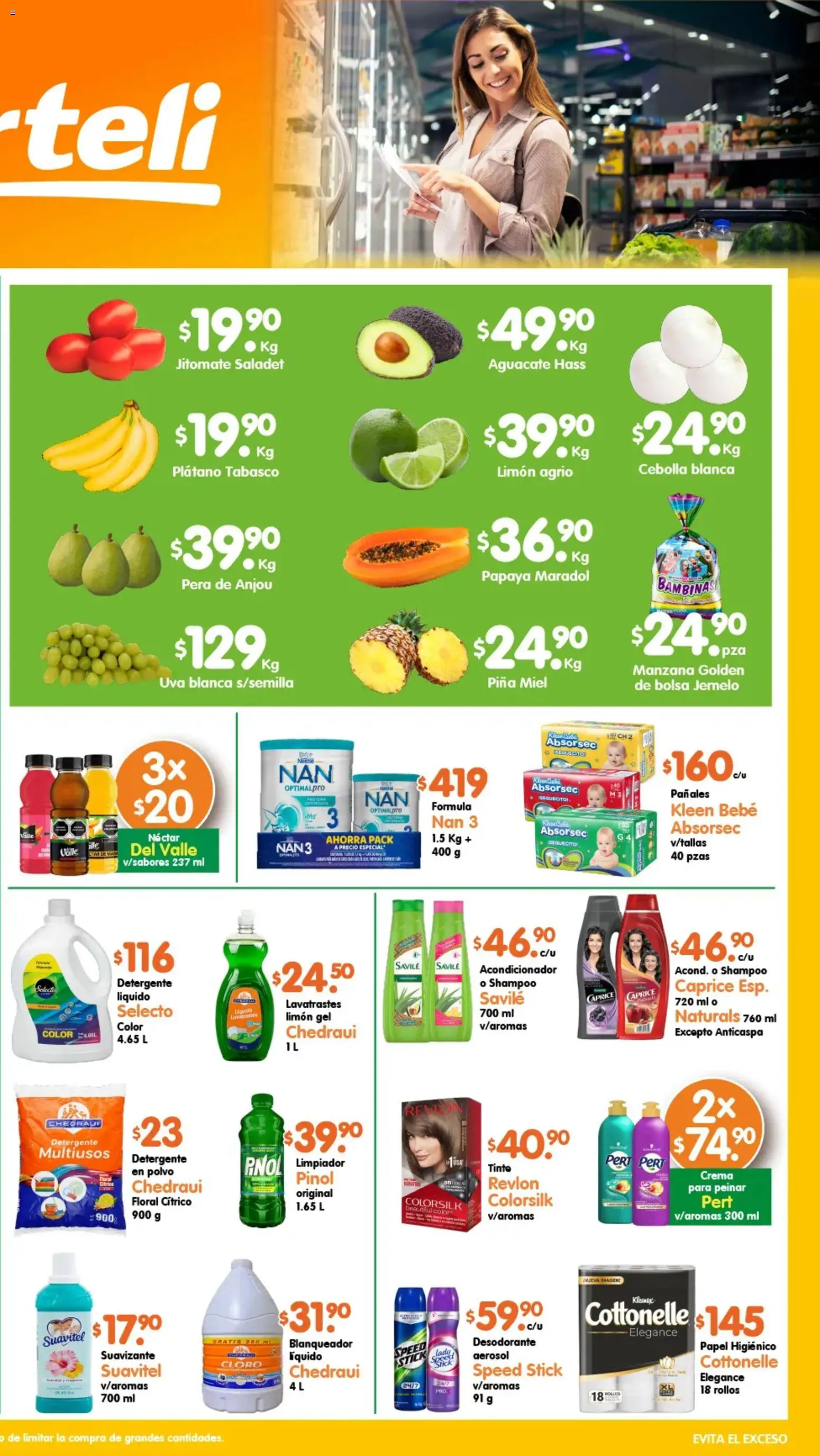 Nuevas ofertas de Arteli válidas en toda la República Mexicana desde el 10.01.2026. ¡Encuentra las mejores ofertas en Arteli folleto Express! | Página: 2 | Productos: Cebolla, Detergente, Suavizante, Acondicionador