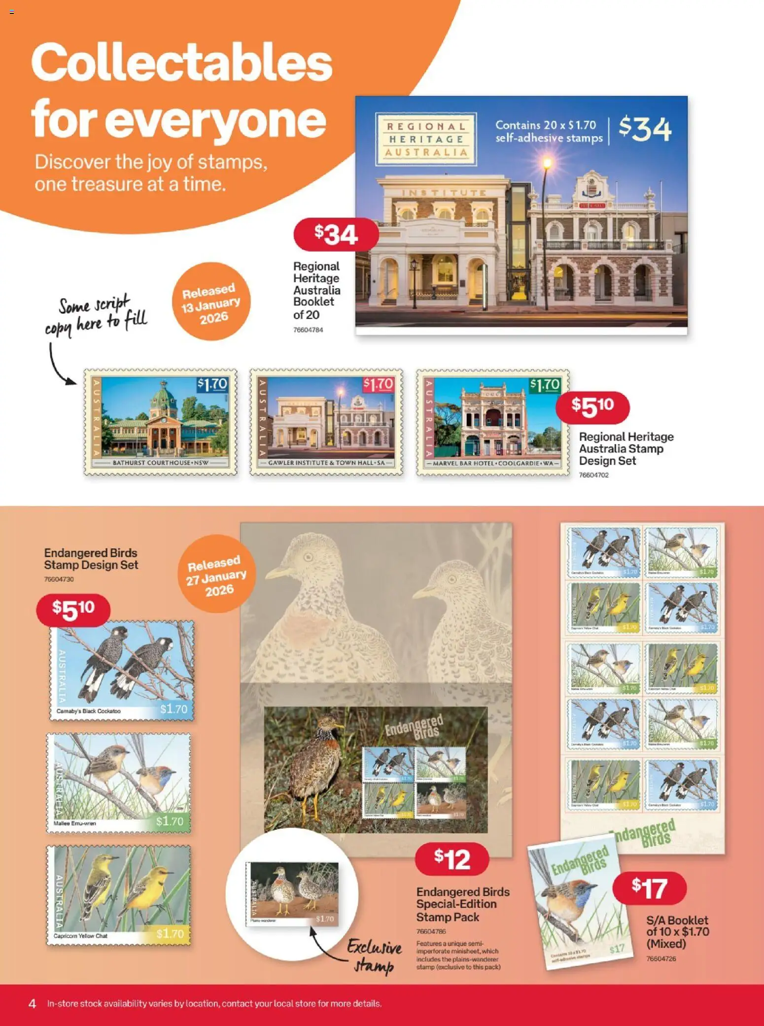 Australia Post catalogue - valid from 07.01.2026 | Page: 4