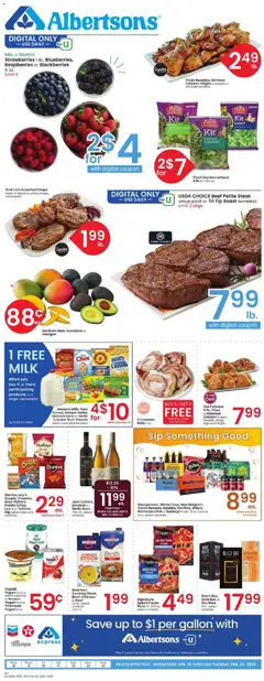 Preview of Albertsons weekly ads valid from 18.02.2026