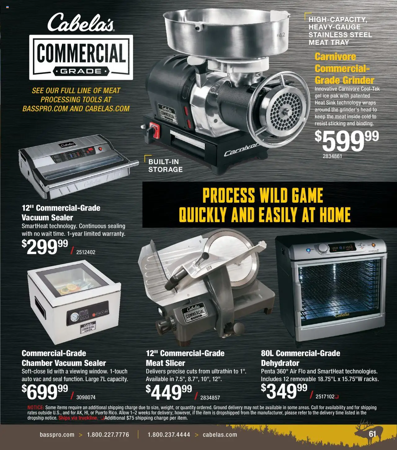 Cabela's Big Game Hunting 25 - valid from 12.06.2025 | Page: 61 | Products: Vacuum, Game, Slicer, Grinder