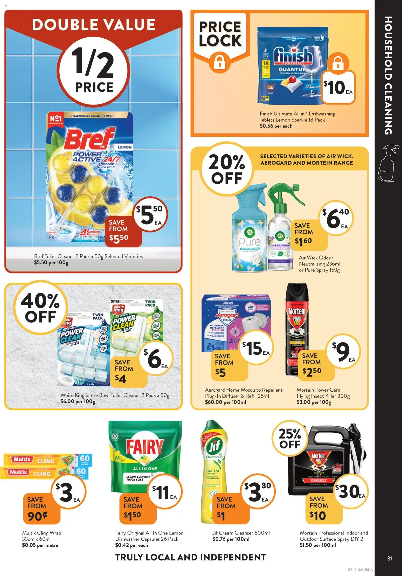 Foodworks catalogue - valid from 12.11.2025 | Page: 31 | Products: Dishwasher capsules, Lemon, Dishwasher, Tablets