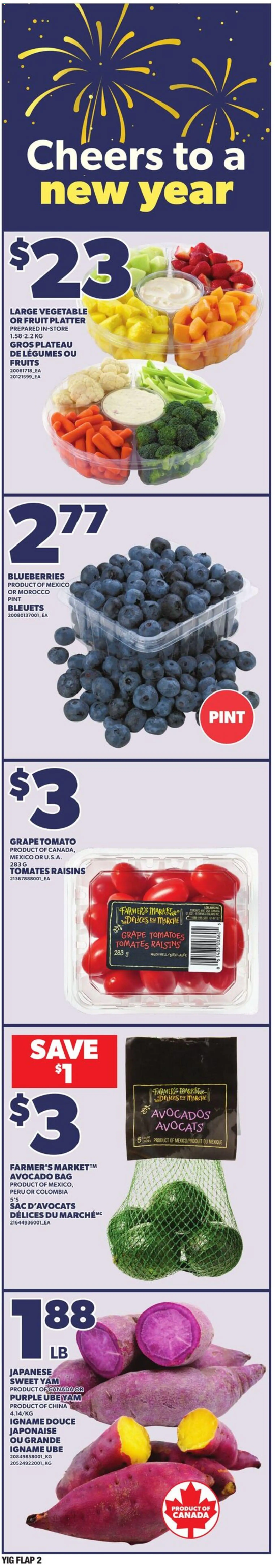 Independent Grocer flyer valid from 25.12.2025 | Page: 2 | Products: Bag, Tomatoes