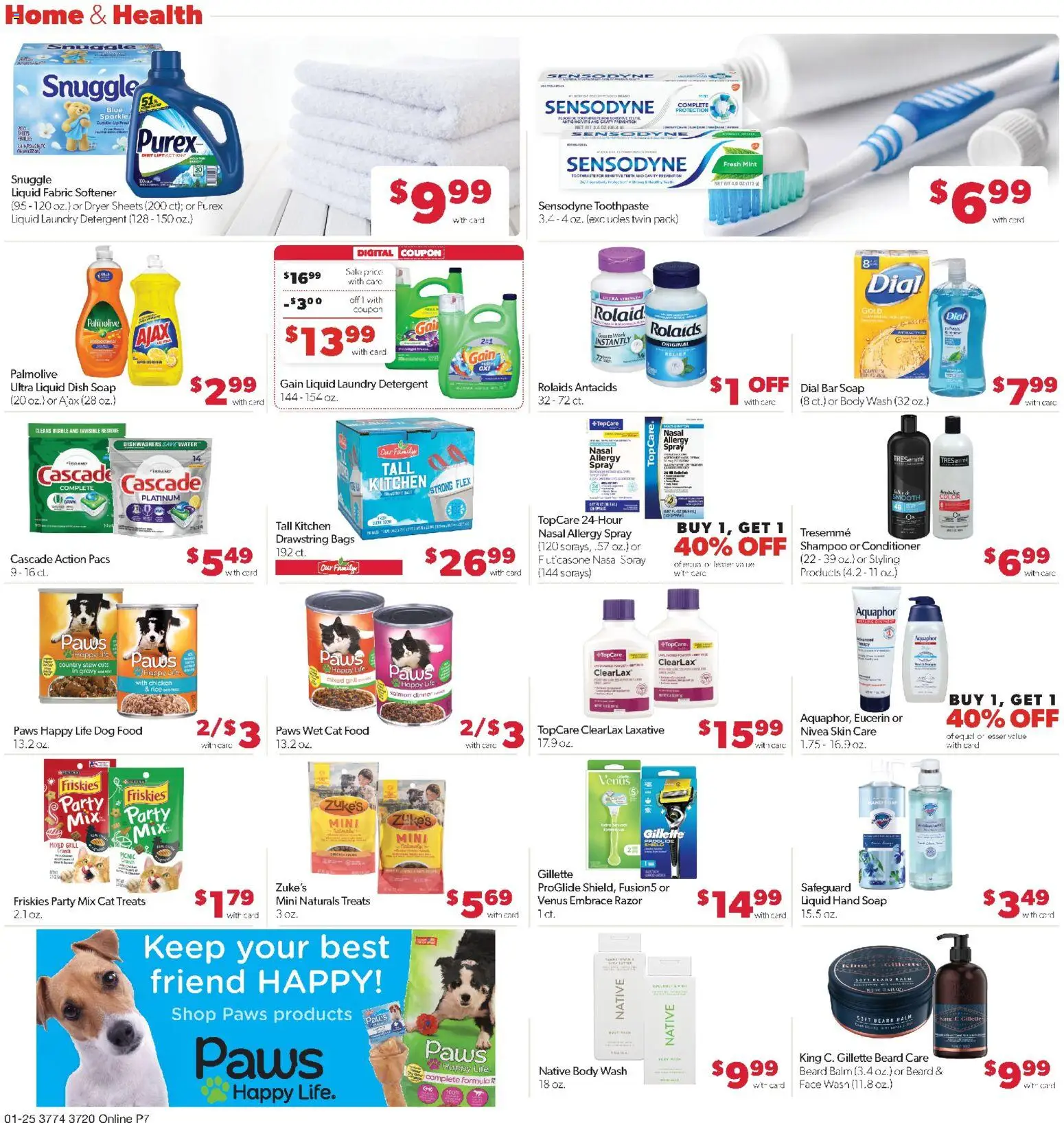 Family Fare Weekly Ad - IA - valid from 25.01.2026 | Page: 11 | Products: Toothpaste, Fabric softener, Bar Soap, Water