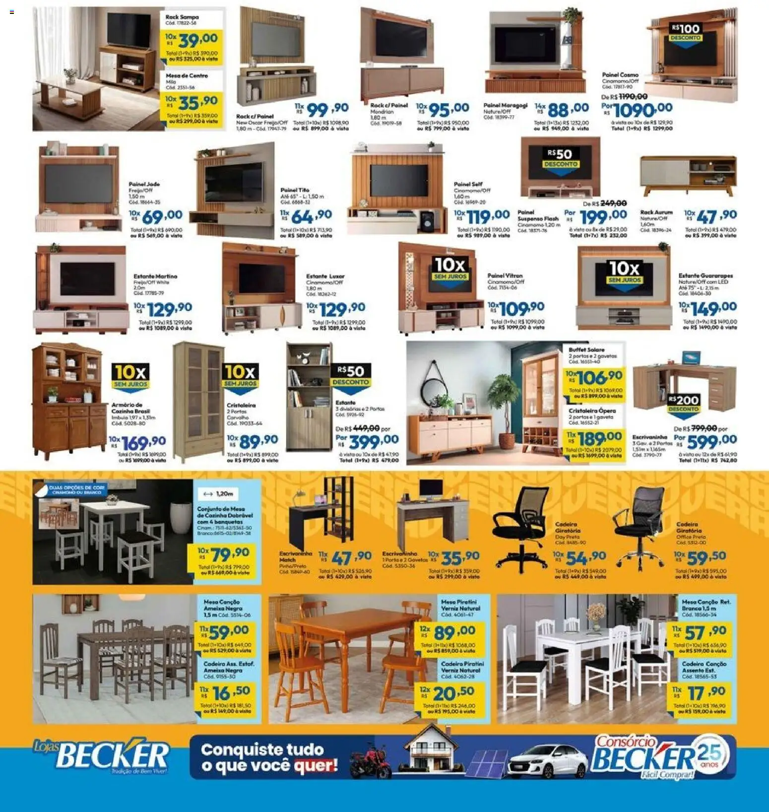 Lojas Becker Folheto - válido de 01.01.2026 | Página: 8 | Produtos: Mesa, Escrivaninha, Chá, Verniz